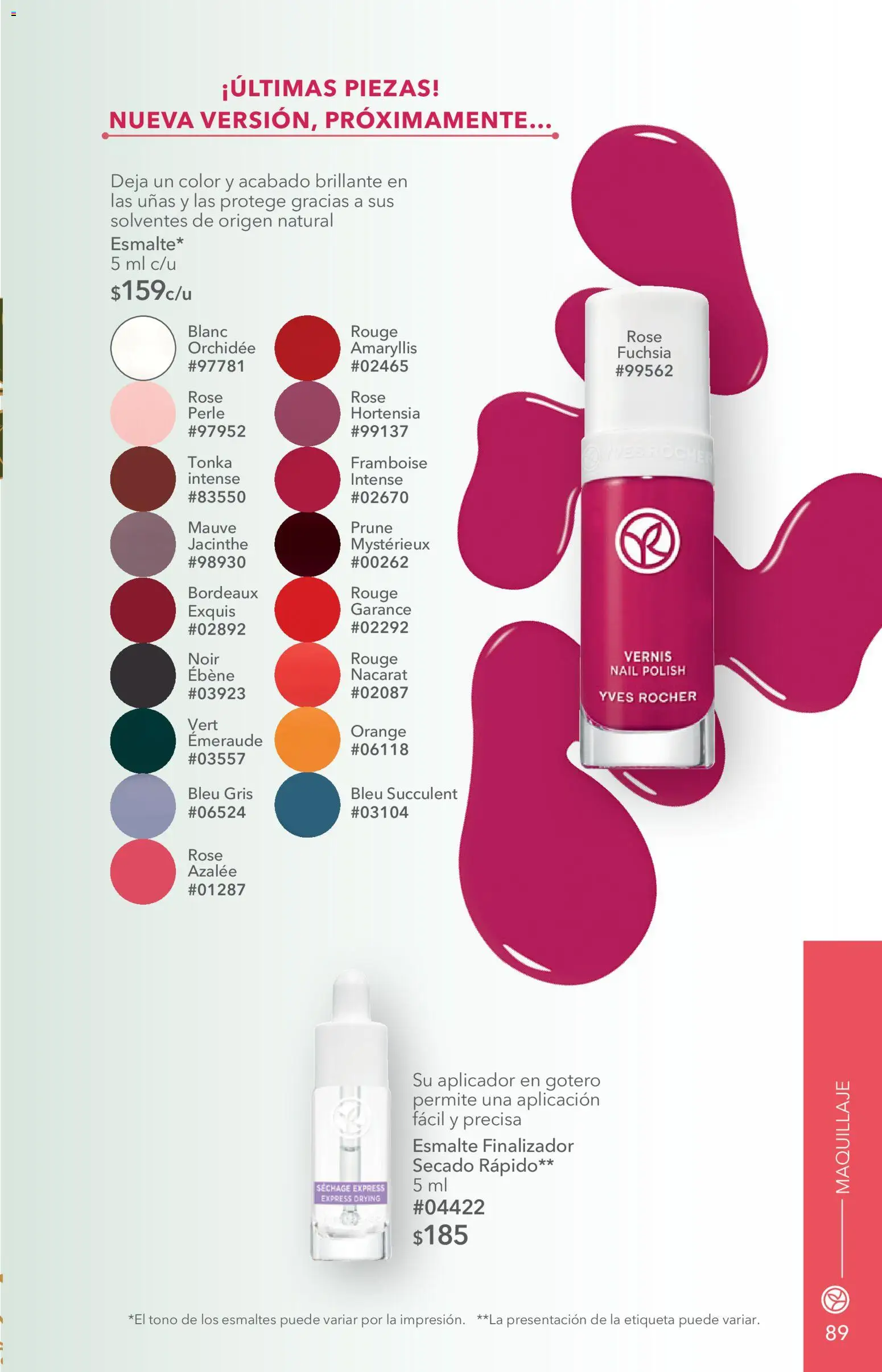 Nuevas ofertas de Yves Rocher válidas en toda la República Mexicana desde el 27/10/2026. ¡Encuentra las mejores ofertas en Yves Rocher campaña 15 2026! | Página: 91