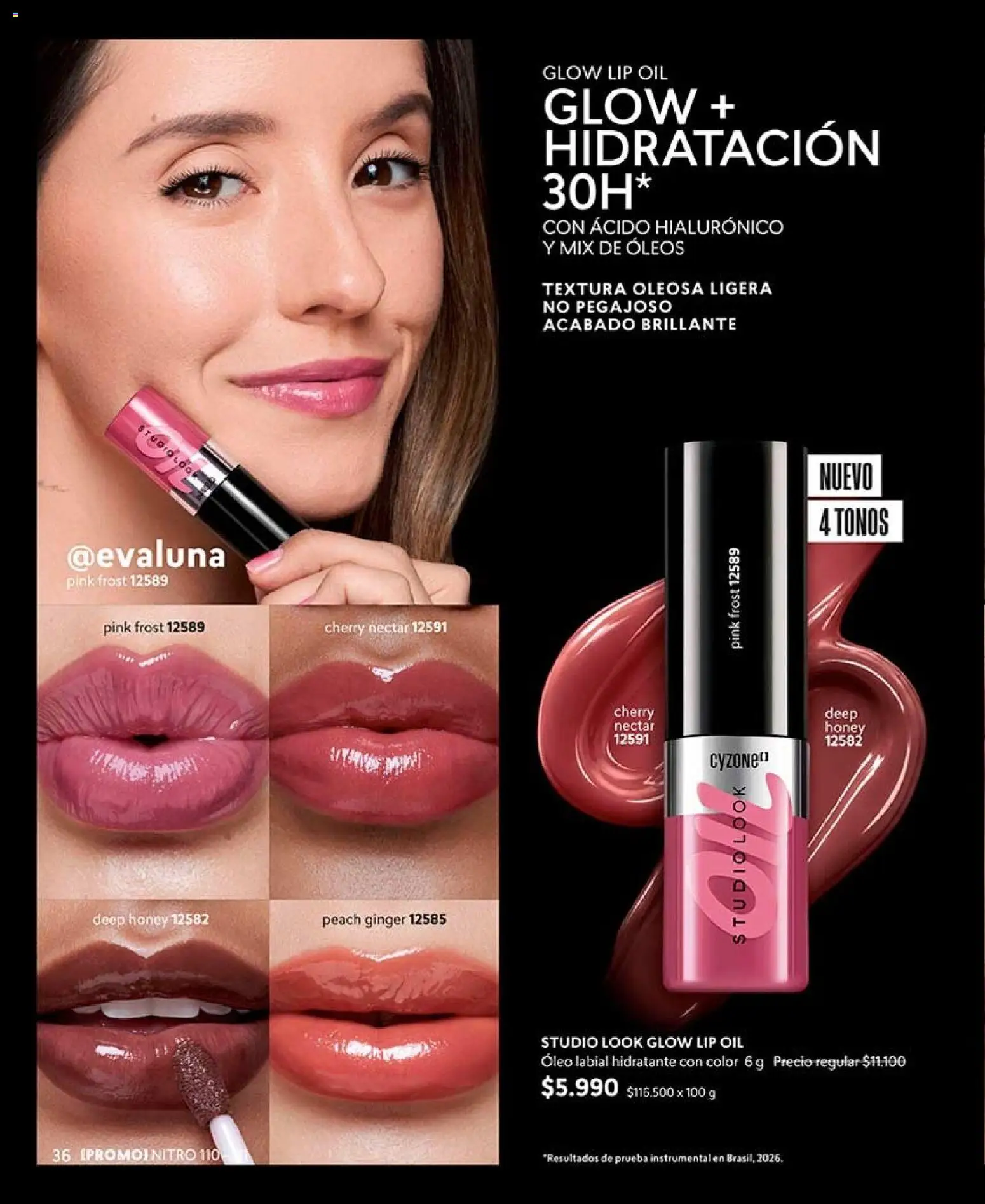 Catálogo CyZone Campaña 14 │ válido desde el 16.08.2026 | Página: 36 | Productos: Labial