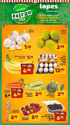 Lopes Supermercados - Ofertas da semana - Pré-Visualização do folheto da loja Lopes Supermercados, válido de 25/08/2026