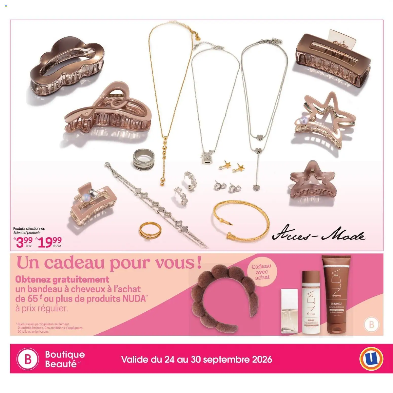 Uniprix flyer valid from Sep 24, 2026 | Page: 4