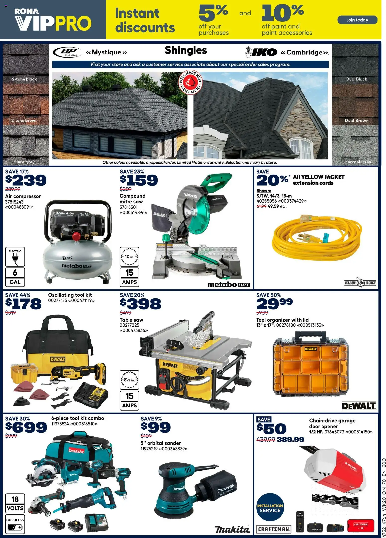 Rona flyer valid from 11.06.2026 | Page: 14 | Products: Table, Jacket