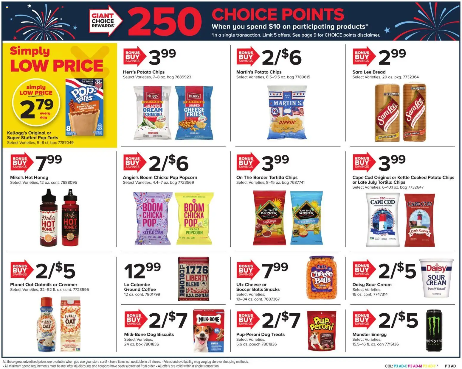 Giant Weekly Ad - valid from 12.06.2026 | Page: 3 | Products: Cream, Sugar, Bag, Kettle