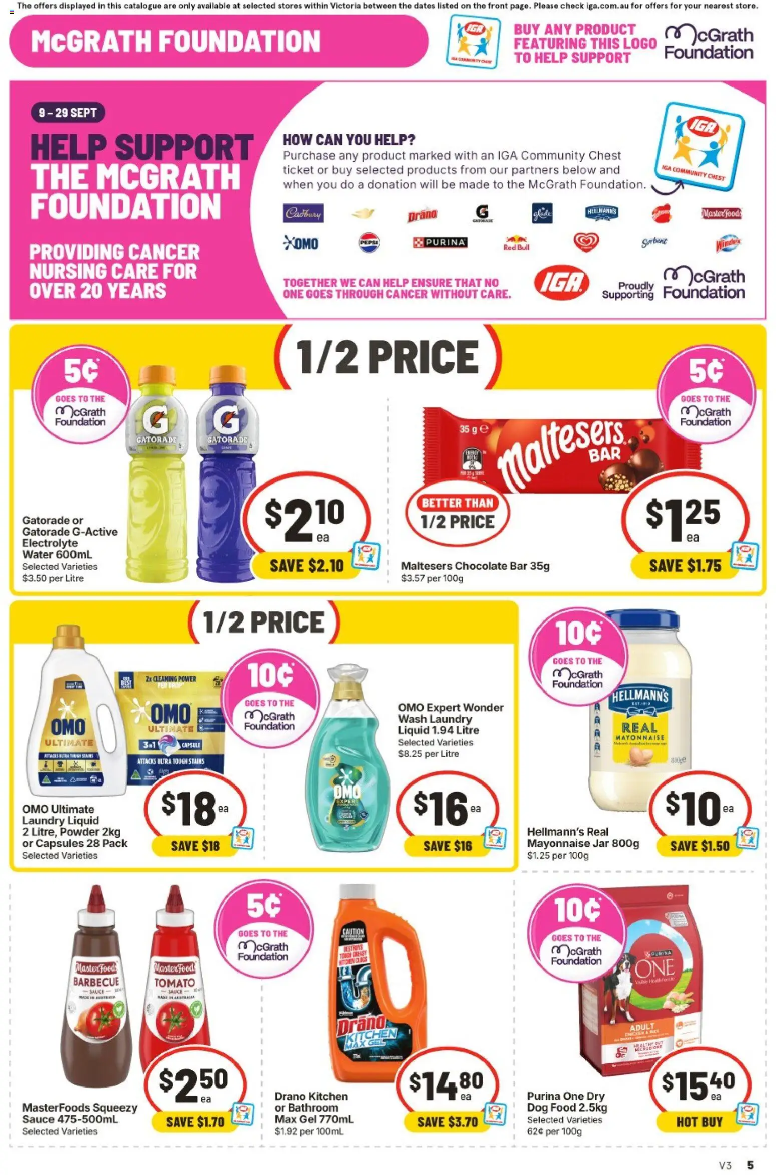 IGA catalogue - valid from 16/09/2026 | Page: 6 | Products: Pepsi, Tomato, Foundation, Chocolate bar