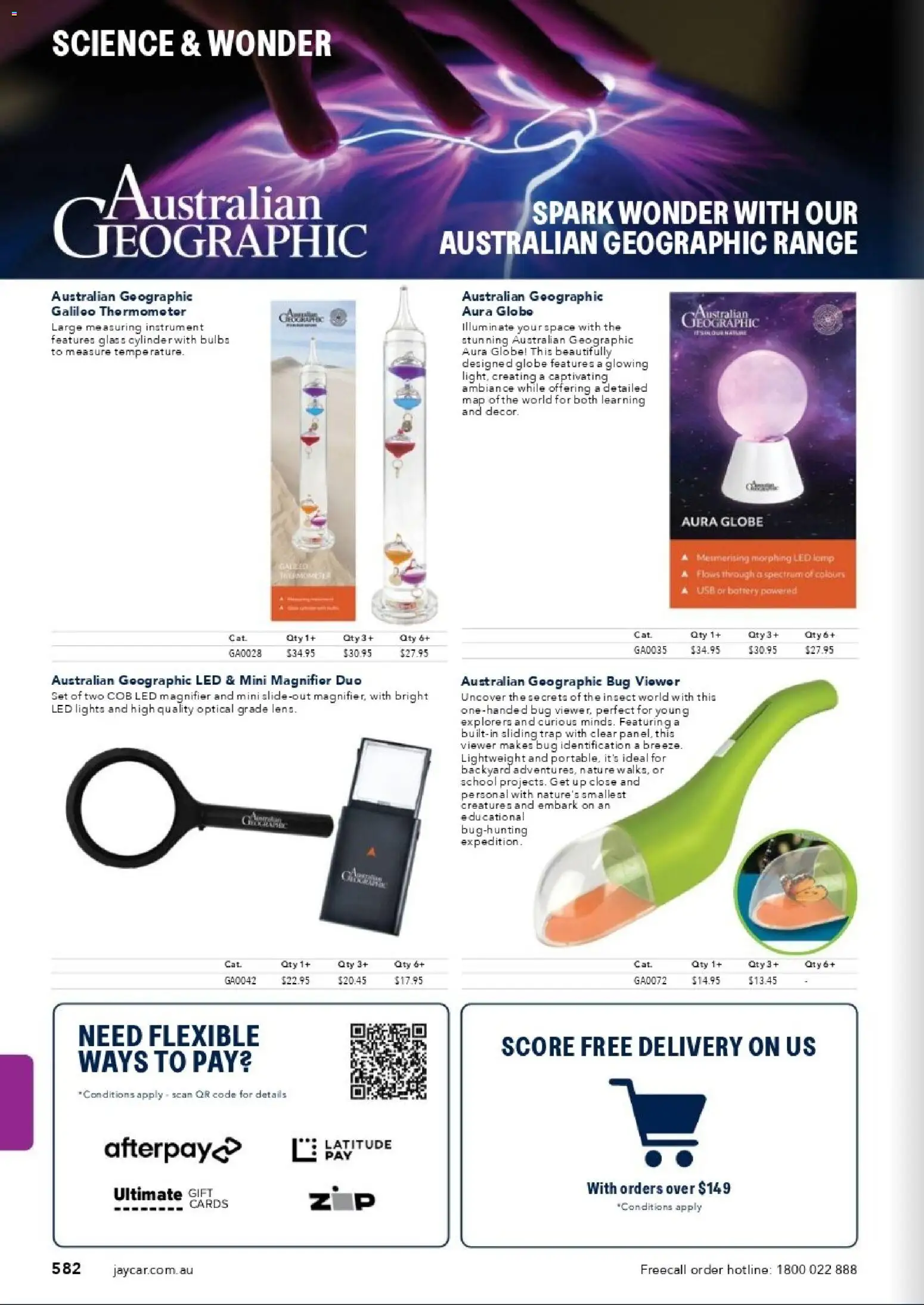 Jaycar catalogue - valid from 31/08/2026 | Page: 579 | Products: Battery, Lamp, Usb, Thermometer