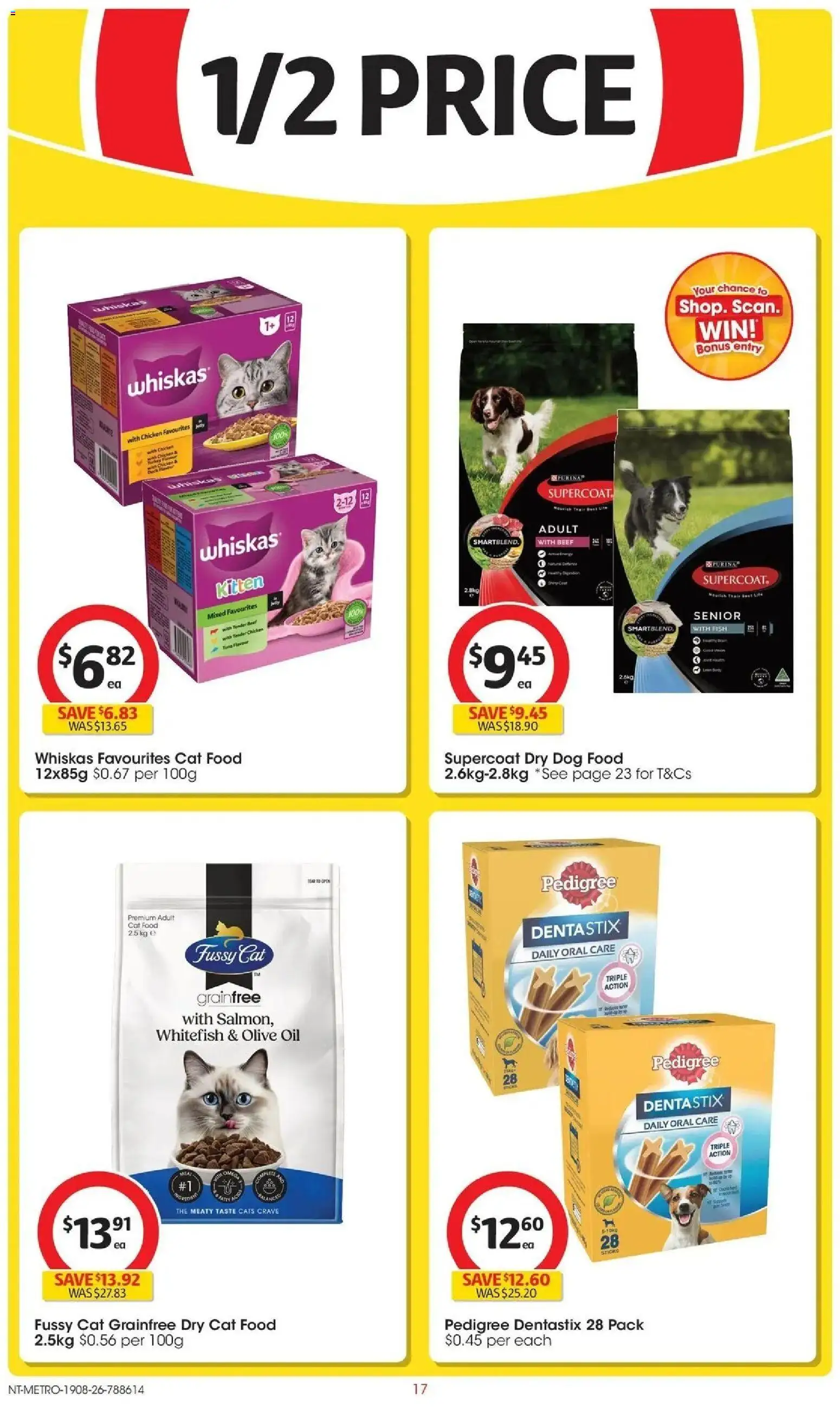 Coles catalogue - valid from 19/08/2026 | Page: 17 | Products: Oil, Fish, Beef, Dog food
