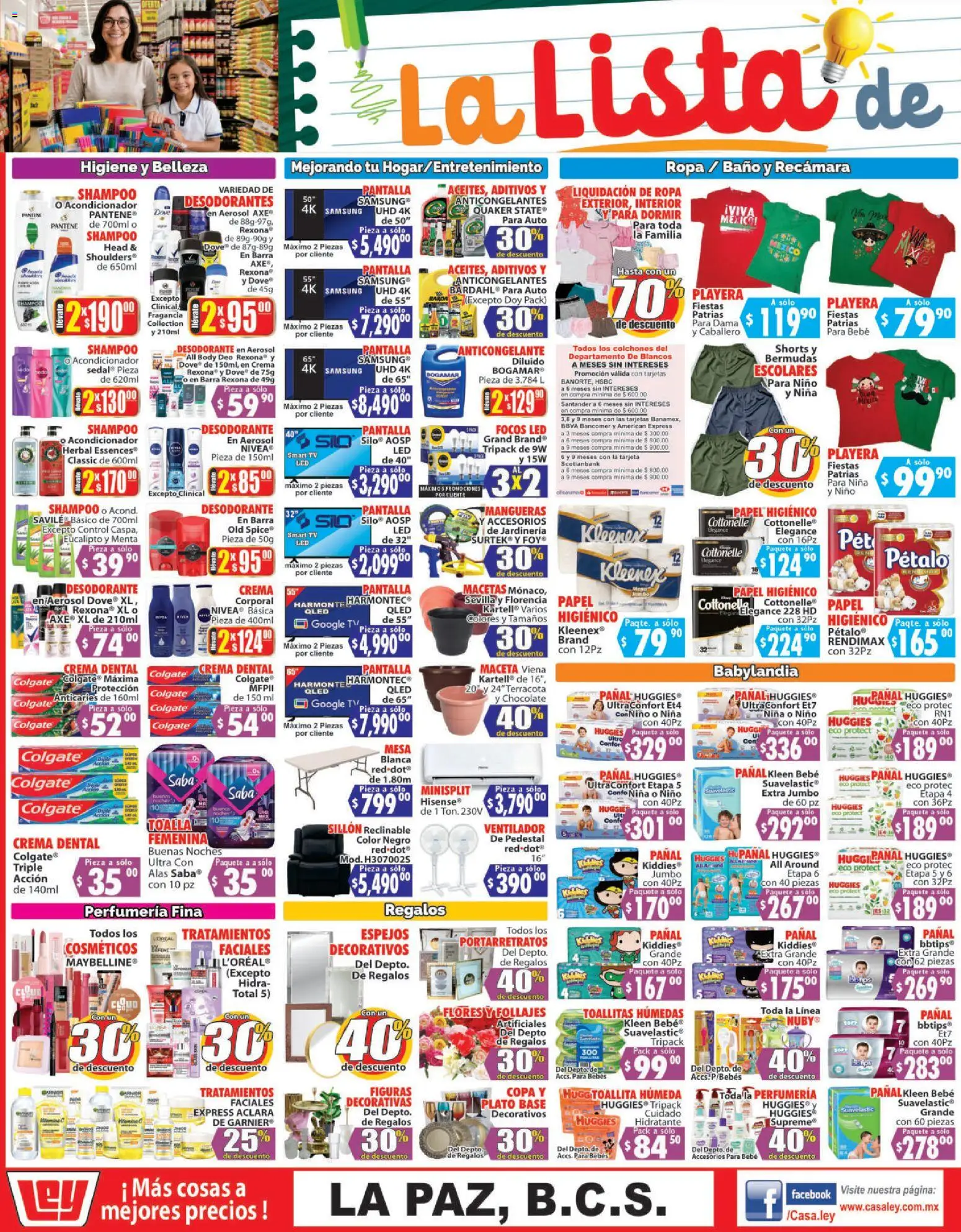 Nuevas ofertas de Casa Ley válidas en toda la República Mexicana desde el 03/09/2026. ¡Encuentra las mejores ofertas en Casa Ley folleto Autoservicio! | Página: 3 | Productos: Crema, Toalla, Papel higiénico, Sillón reclinable