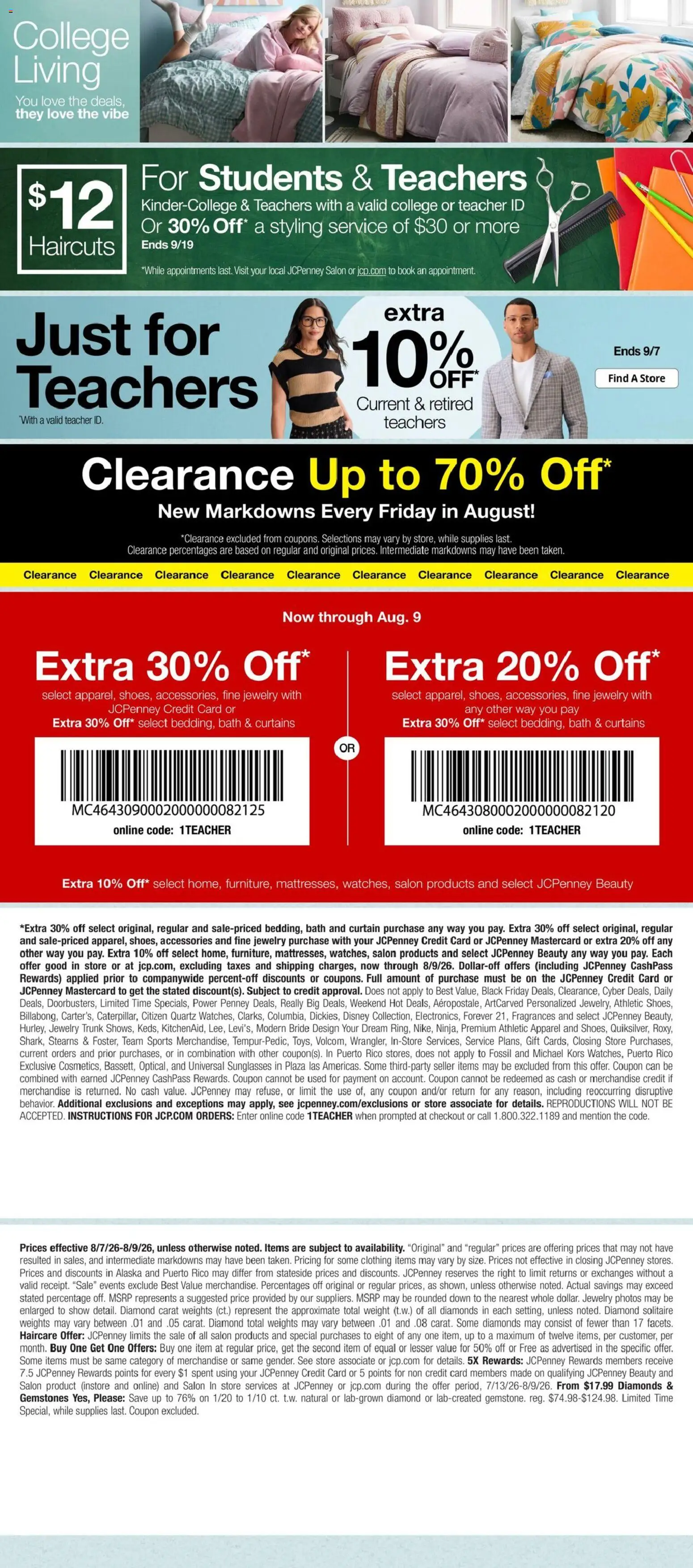 JCPenney Ad - valid from 08/07/2026 | Page: 8 | Products: Bath, Weight