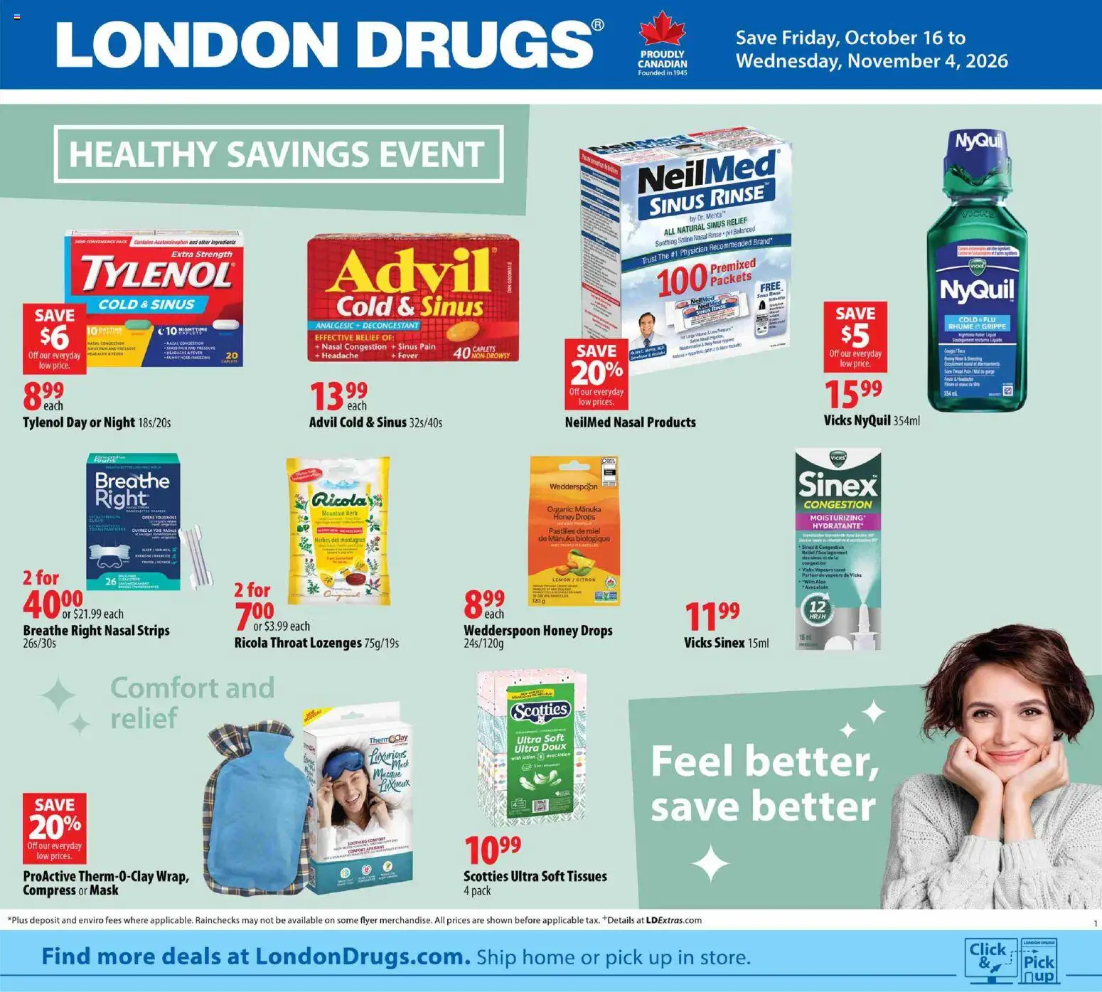 London Drugs flyer valid from Oct 16, 2026 | Page: 4