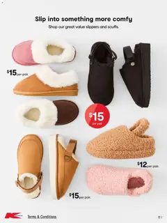 Preview of Kmart catalogue - valid from 16.04.2026 | Page: 17 | Products: Slip, Slippers