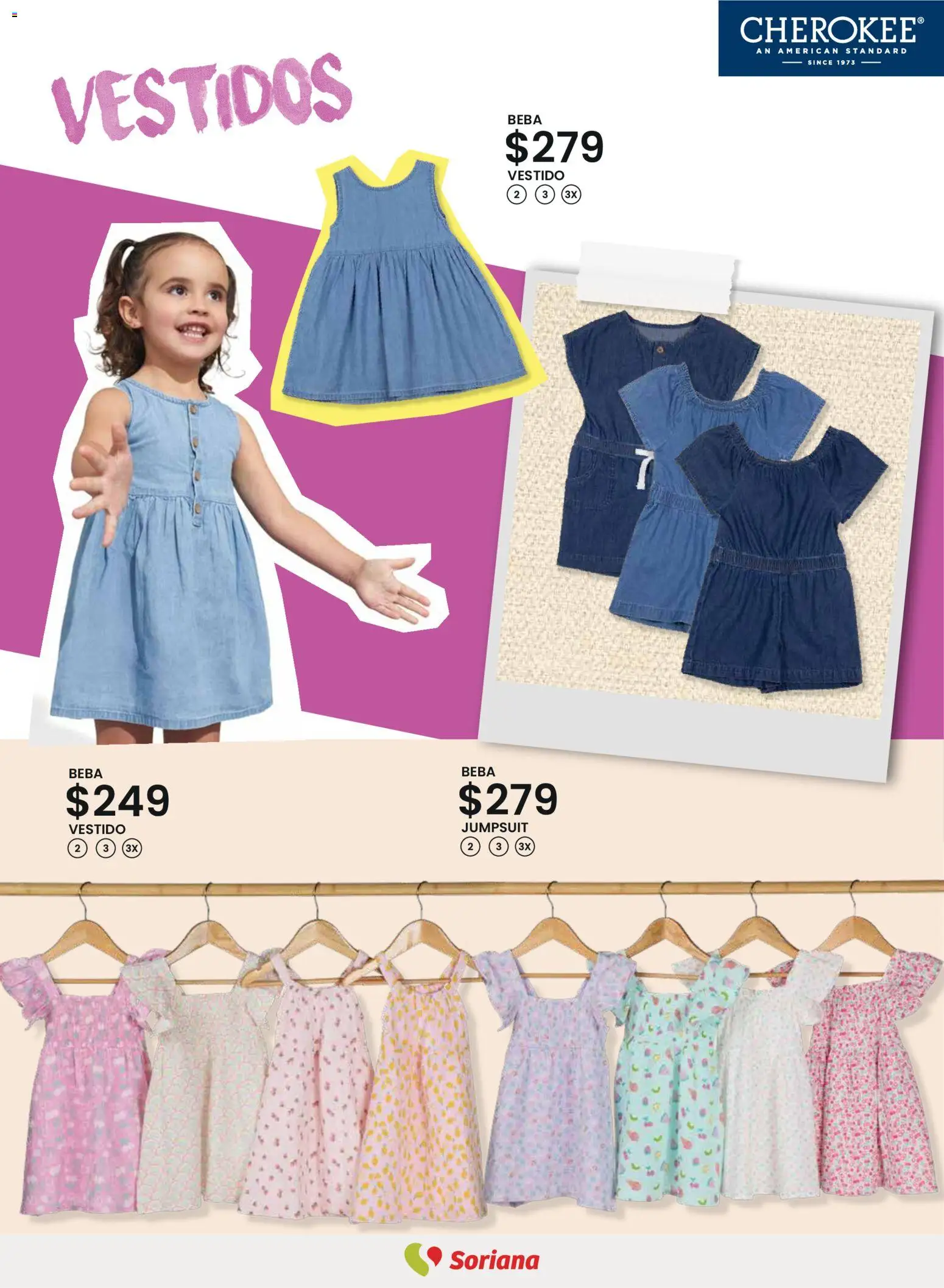 Nuevas ofertas de Soriana válidas en toda la República Mexicana desde el 12.03.2026. ¡Encuentra las mejores ofertas en Soriana - Catálogo Primavera Verano Híper Nacional! | Página: 26 | Productos: Vestido