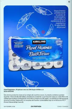 Vista previa de Costco catálogo Septiembre, nuevo folleto de la tienda, válido en México a partir del 01/09/2026 | Página: 52