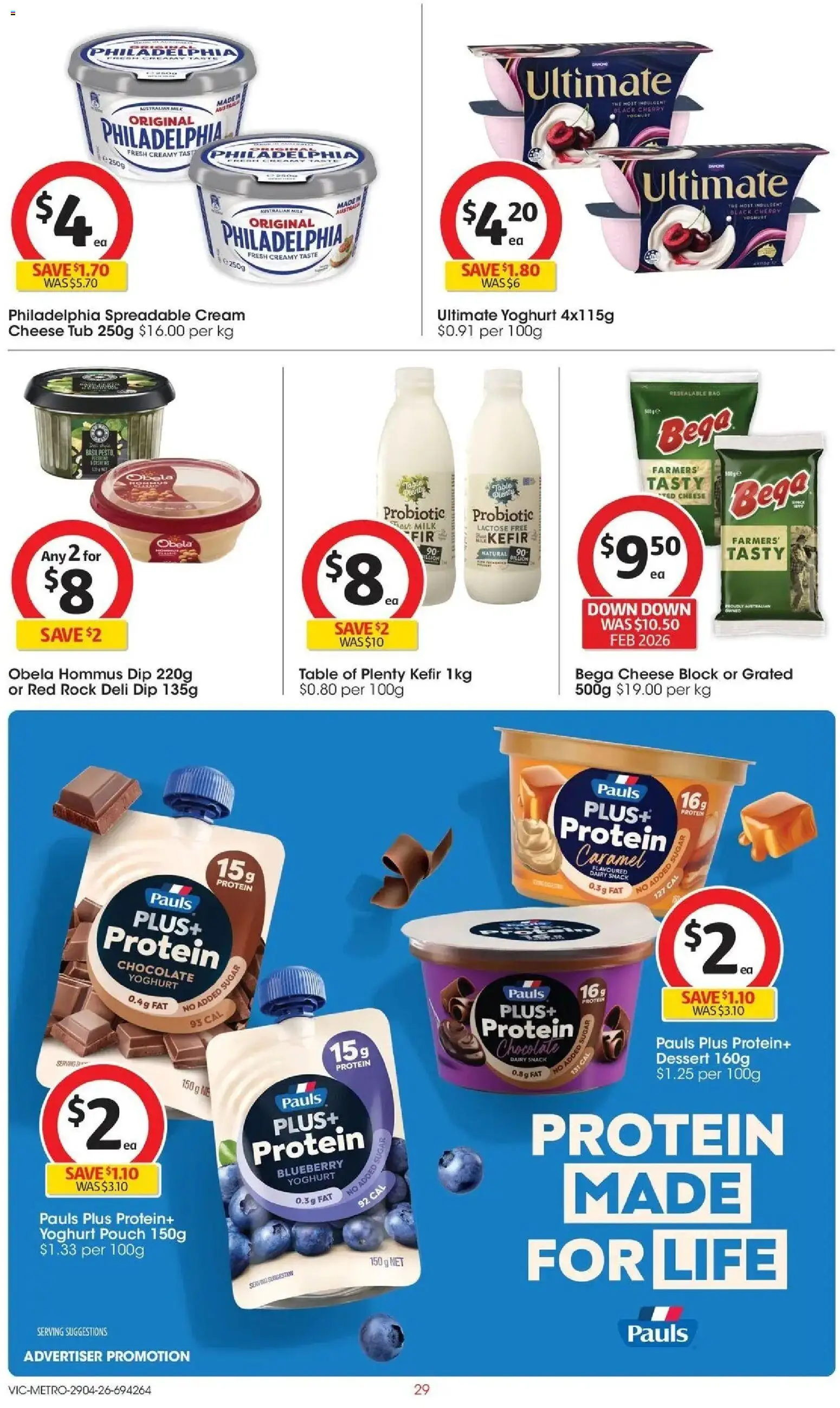 Coles catalogue - valid from 28.04.2026 | Page: 29 | Products: Table, Cheese, Chocolate, Sugar