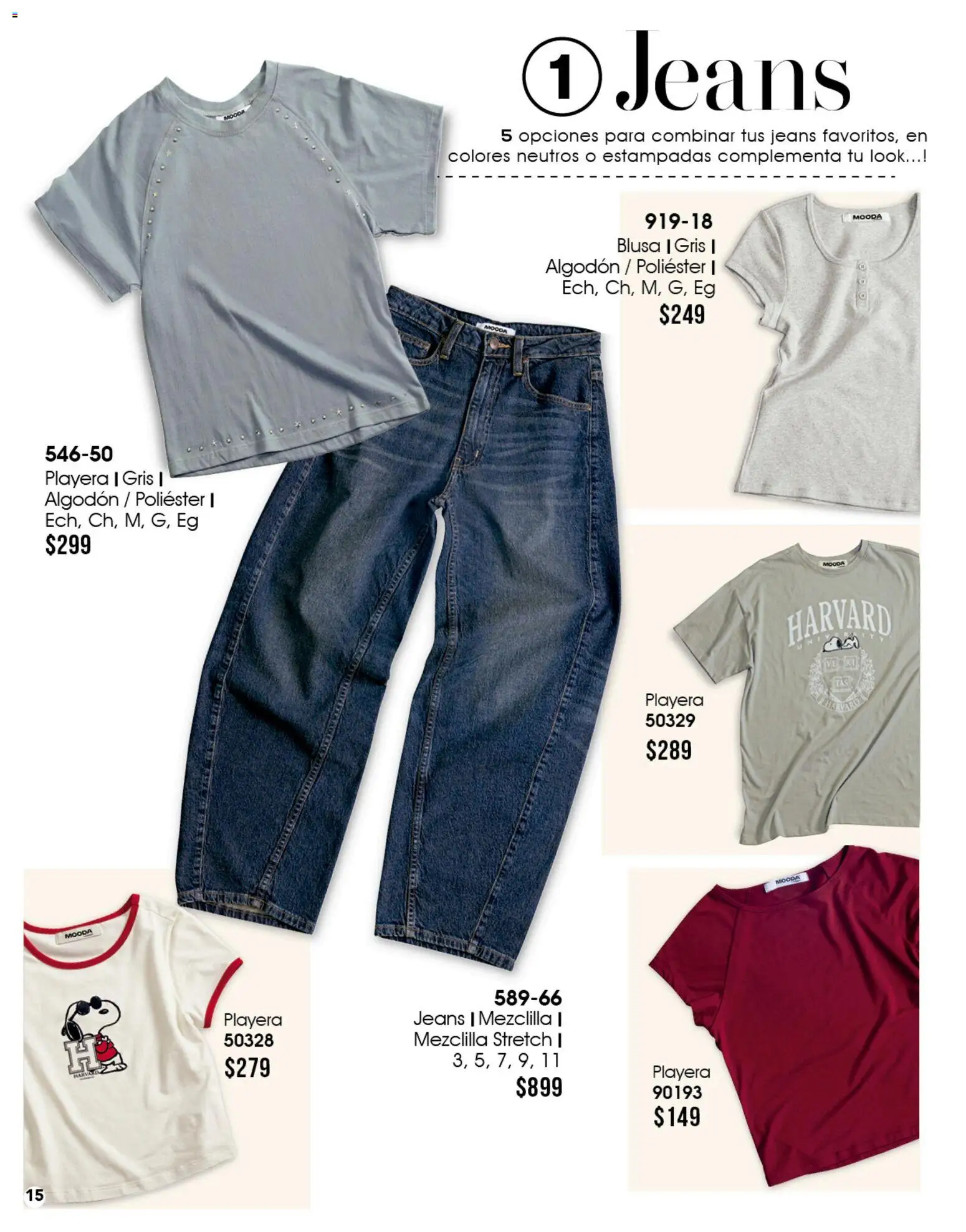 Nuevas ofertas de Cklass válidas en toda la República Mexicana desde el 08/07/2026. ¡Encuentra las mejores ofertas en Cklass catálogo Mooda! | Página: 16 | Productos: Blusa, Algodón, Playera