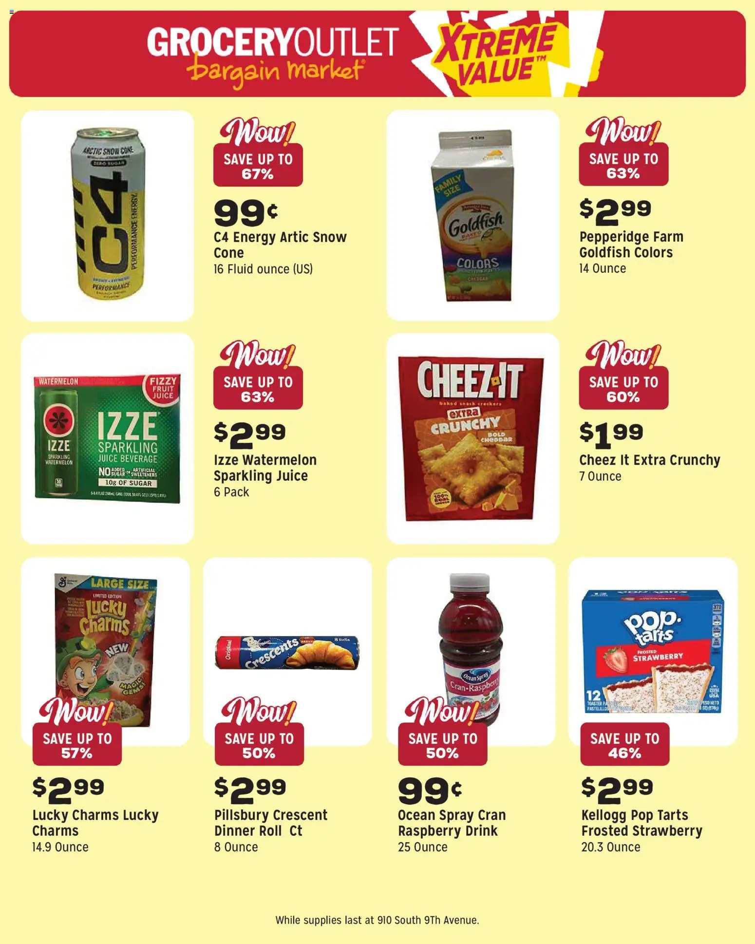 Grocery Outlet Weekly Ad - valid from 10.06.2026 | Page: 10 | Products: Juice, Sugar, Watermelon, Raspberry