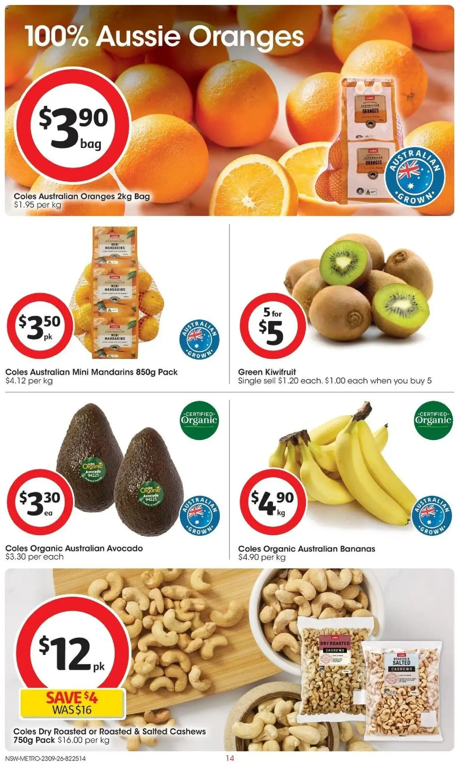 ﻿Coles catalogue valid from 23/09/2026 > Online Australia | Page: 14