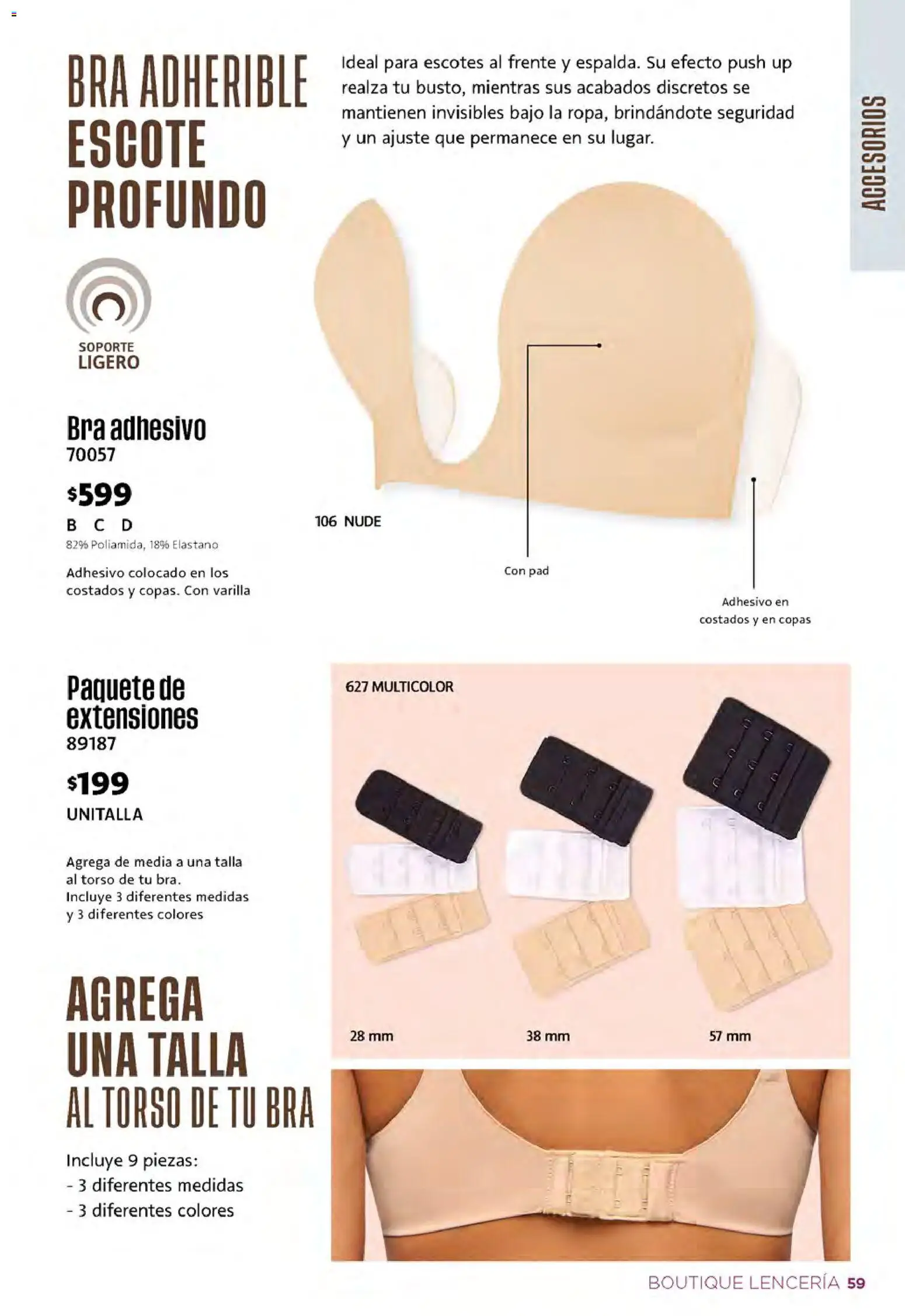 Nuevas ofertas de Ilusión válidas en toda la República Mexicana desde el 01/09/2026. ¡Encuentra las mejores ofertas en Ilusión catálogo Otoño! | Página: 61 | Productos: Lenceria