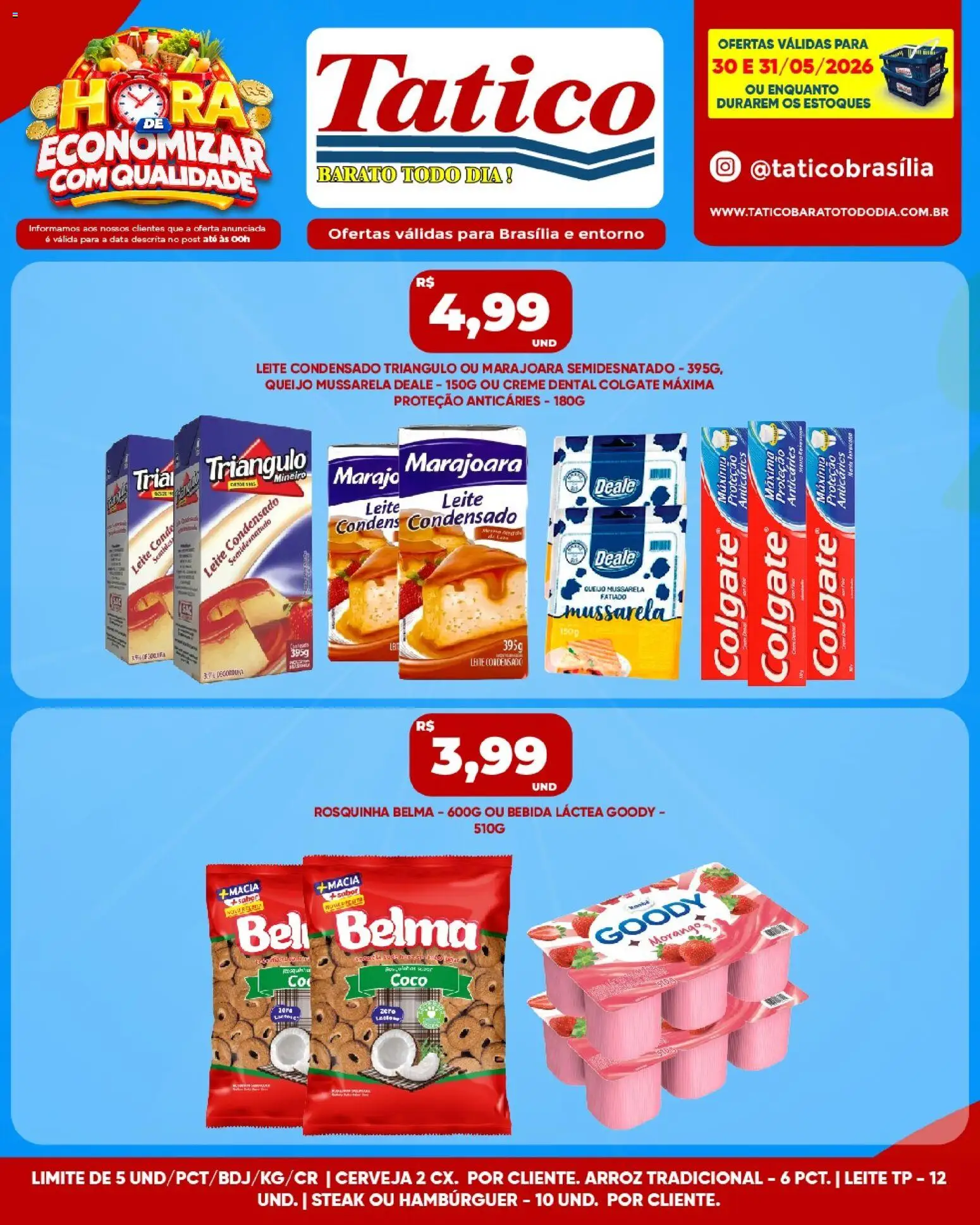 Tatico Folheto - válido de 30.05.2026 | Página: 3 | Produtos: Coco, Arroz, Creme, Creme dental