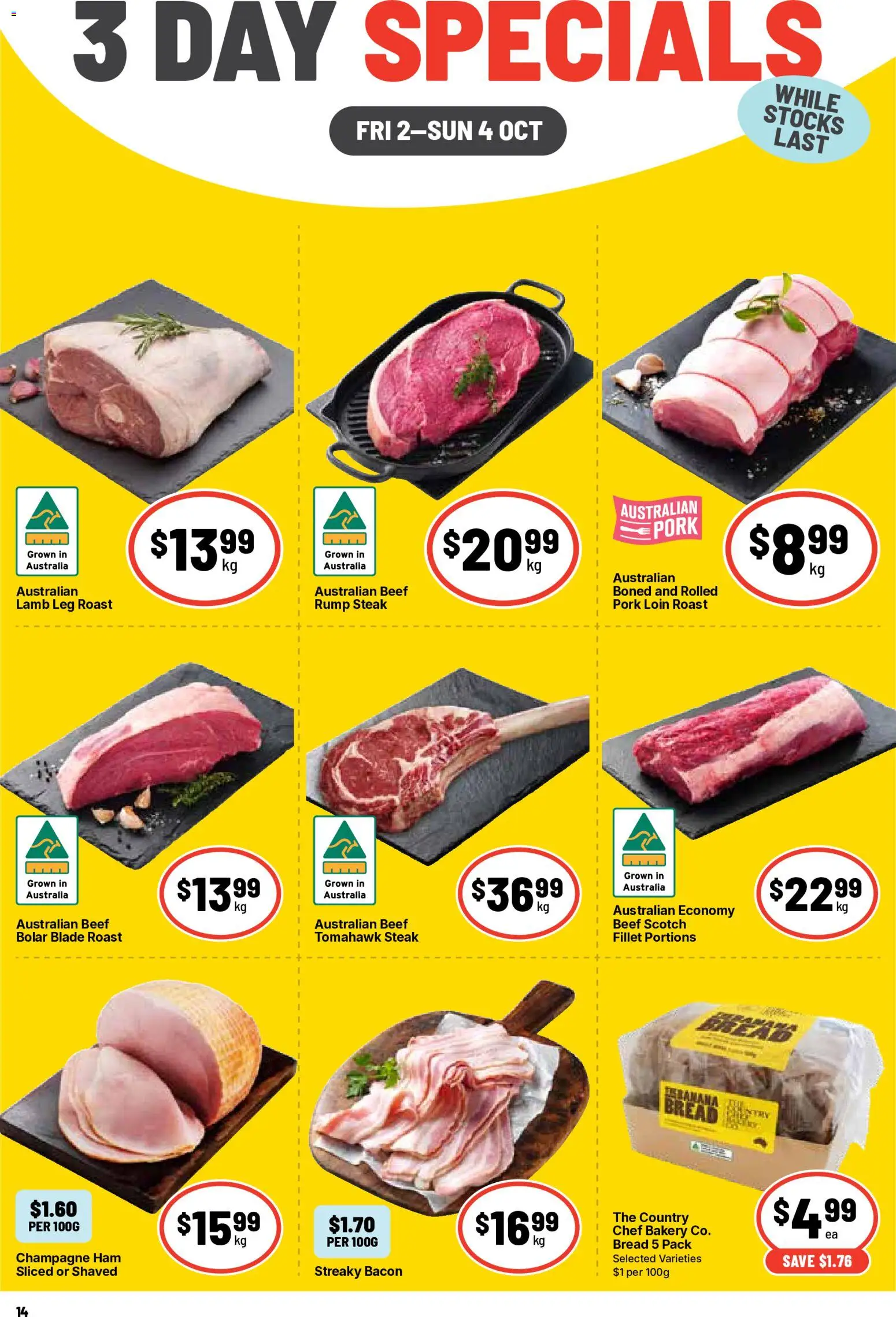 Ritchies catalogue - valid from 30/09/2026 | Page: 14 | Products: Bacon, Pork, Scotch, Fillet