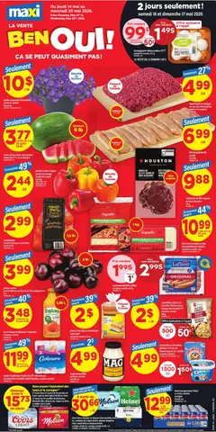 Preview of Maxi weekly flyer / circulaire from shop Maxi valid from 14.05.2026