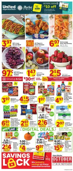 Preview of United Supermarkets weekly ads valid from 10/07/2026
