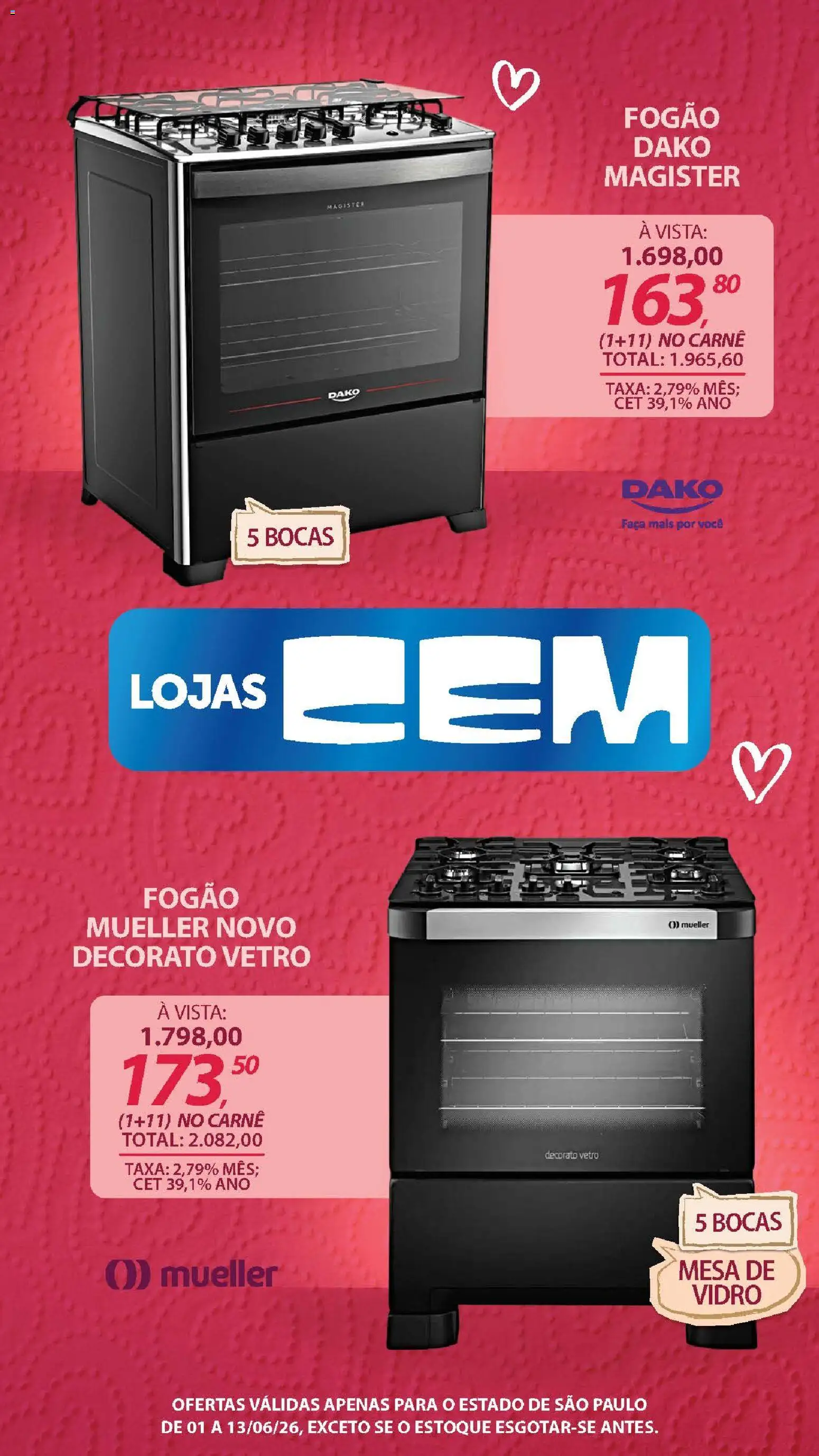 Lojas Cem Folheto - válido de 01.06.2026 | Página: 40
