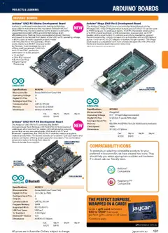Preview of Jaycar Engineering & Scientific Catalogue 2025/2026  - valid from 09.07.2025 | Page: 131 | Products: Adaptor, Computer, Audio, Usb