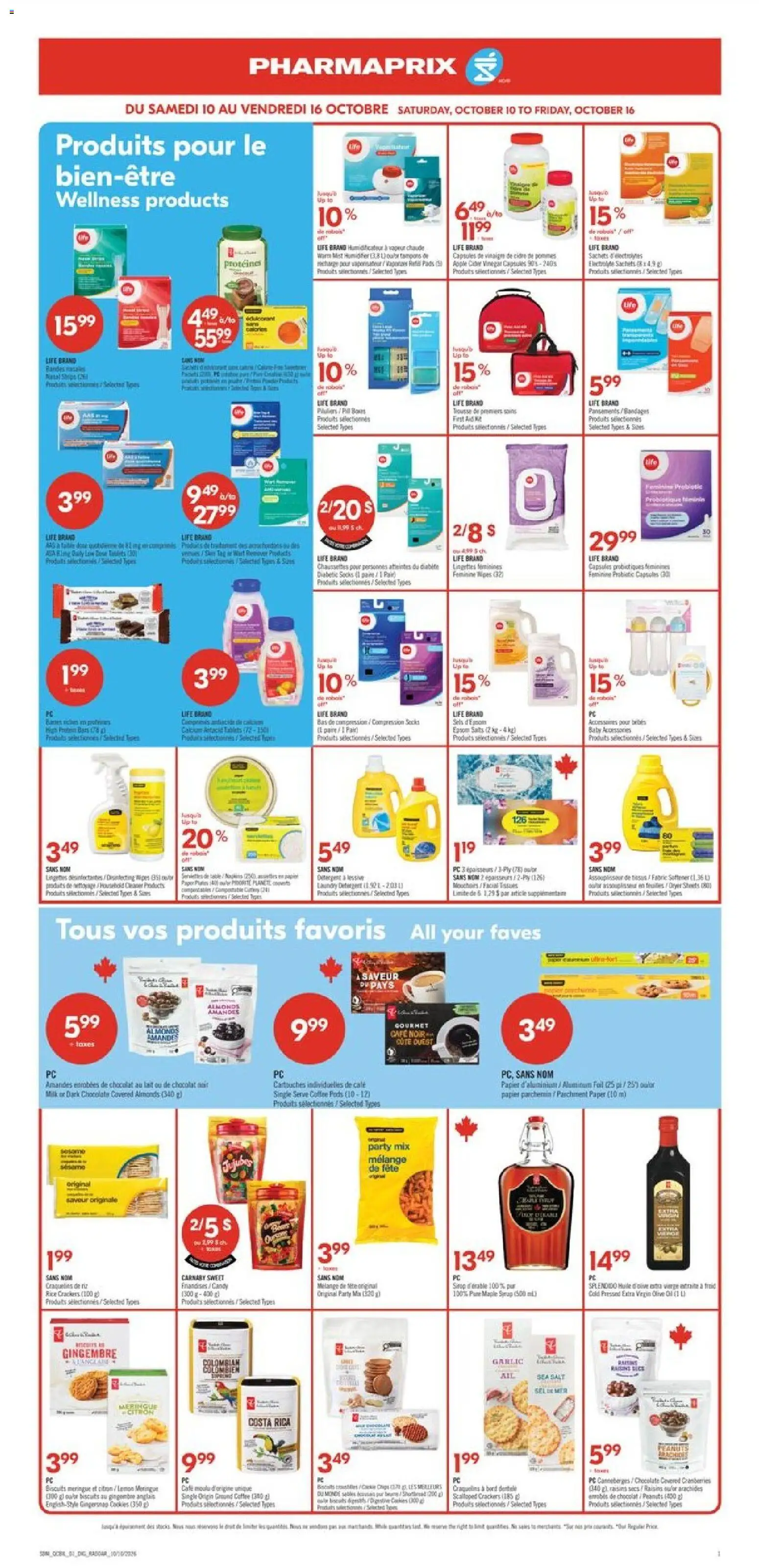Pharmaprix flyer valid from Oct 10, 2026 | Page: 16