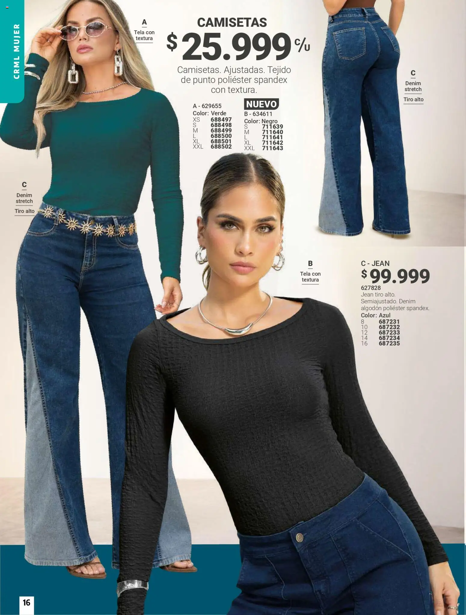 Carmel revista - valida desde el 01.06.2026 | Página: 16 | Productos: Algodón, Jean