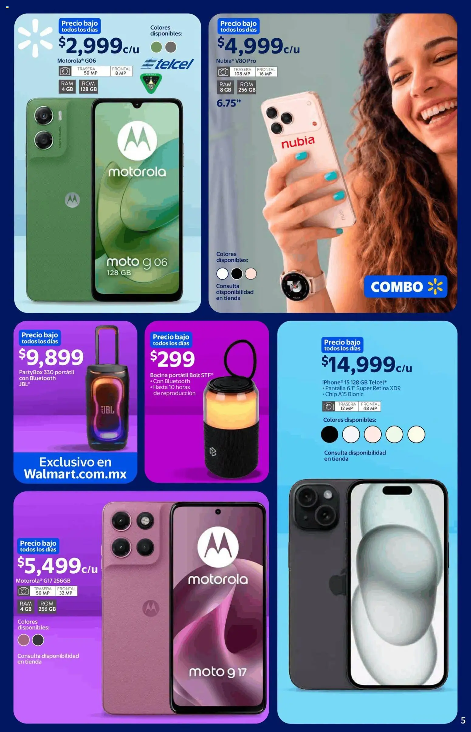 Nuevas ofertas de Walmart válidas en toda la República Mexicana desde el 21/09/2026. ¡Encuentra las mejores ofertas en Walmart folleto El siguiente nivel, empieza aquí! | Página: 5 | Productos: Bocina