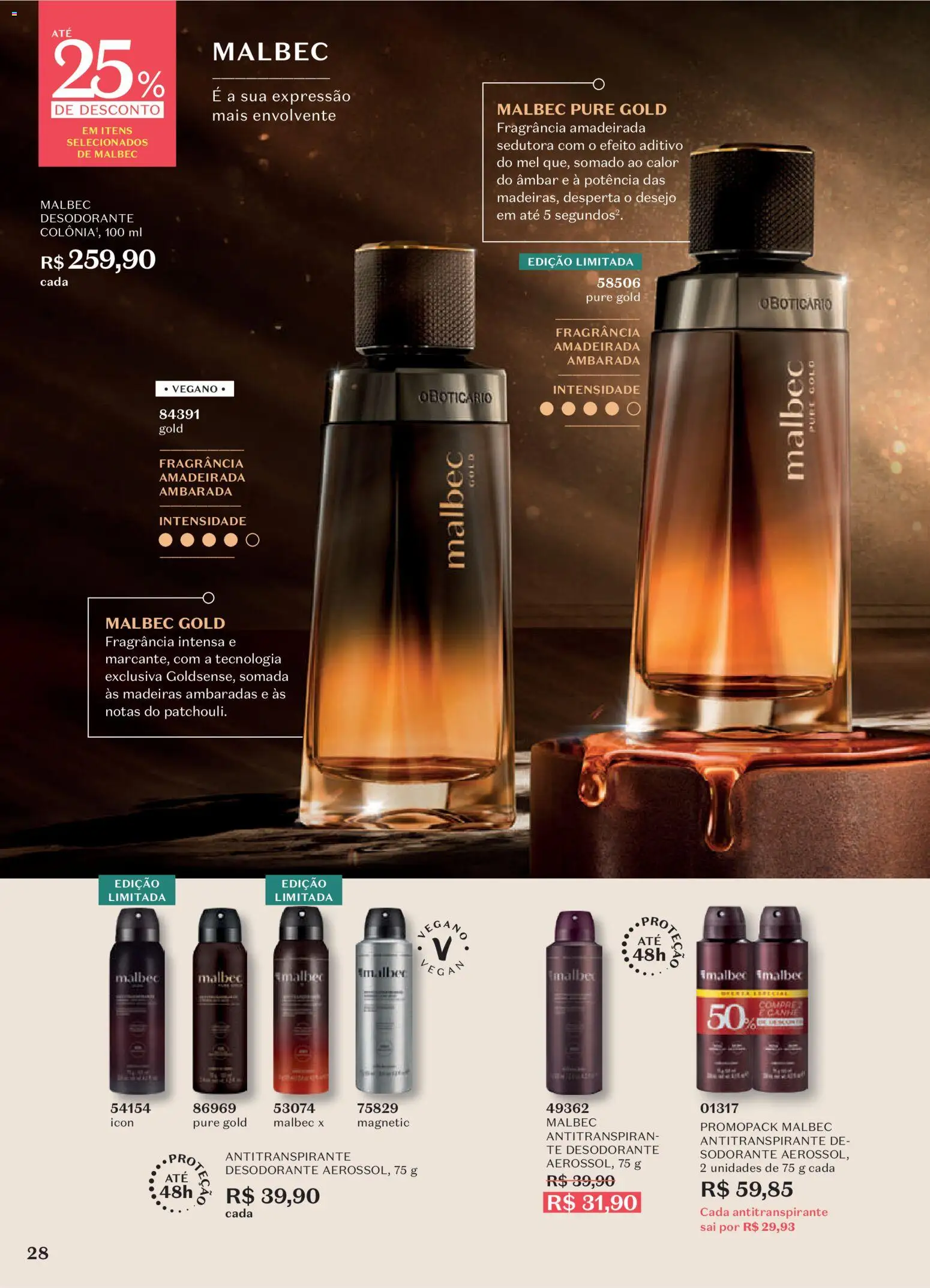 O Boticário Folheto - válido de 20/07/2026 | Página: 30 | Produtos: Fragrância, Madeiras, Desodorante, Mel