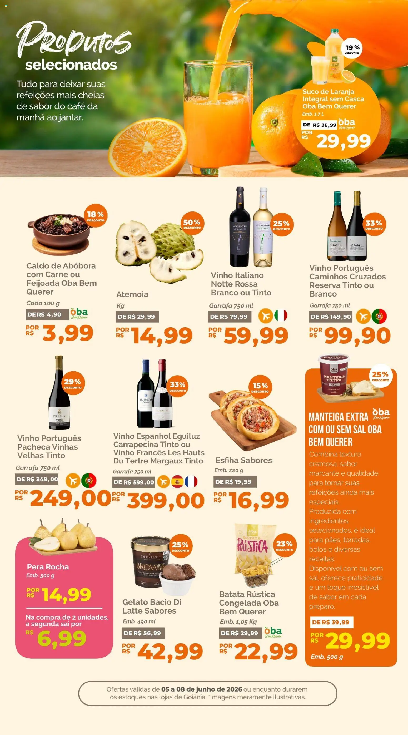 Oba Hortifruti Folheto - válido de 05.06.2026 | Página: 5 | Produtos: Café, Suco, Batata, Sal