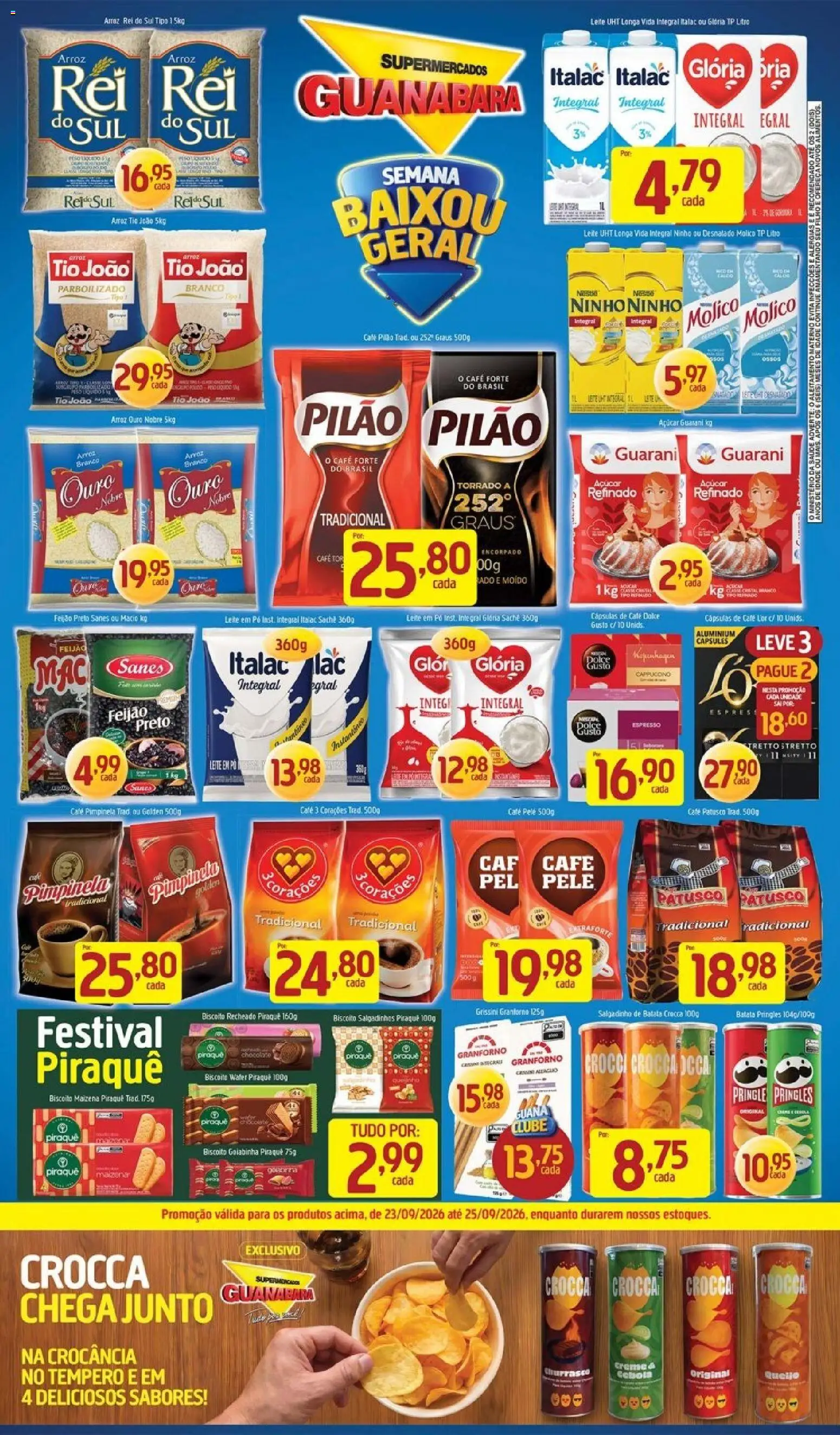 Supermercados Guanabara Folheto - válido de 23/09/2026 | Página: 2 | Produtos: Cebola, Cafe Dolce Gusto, Café, Chocolate