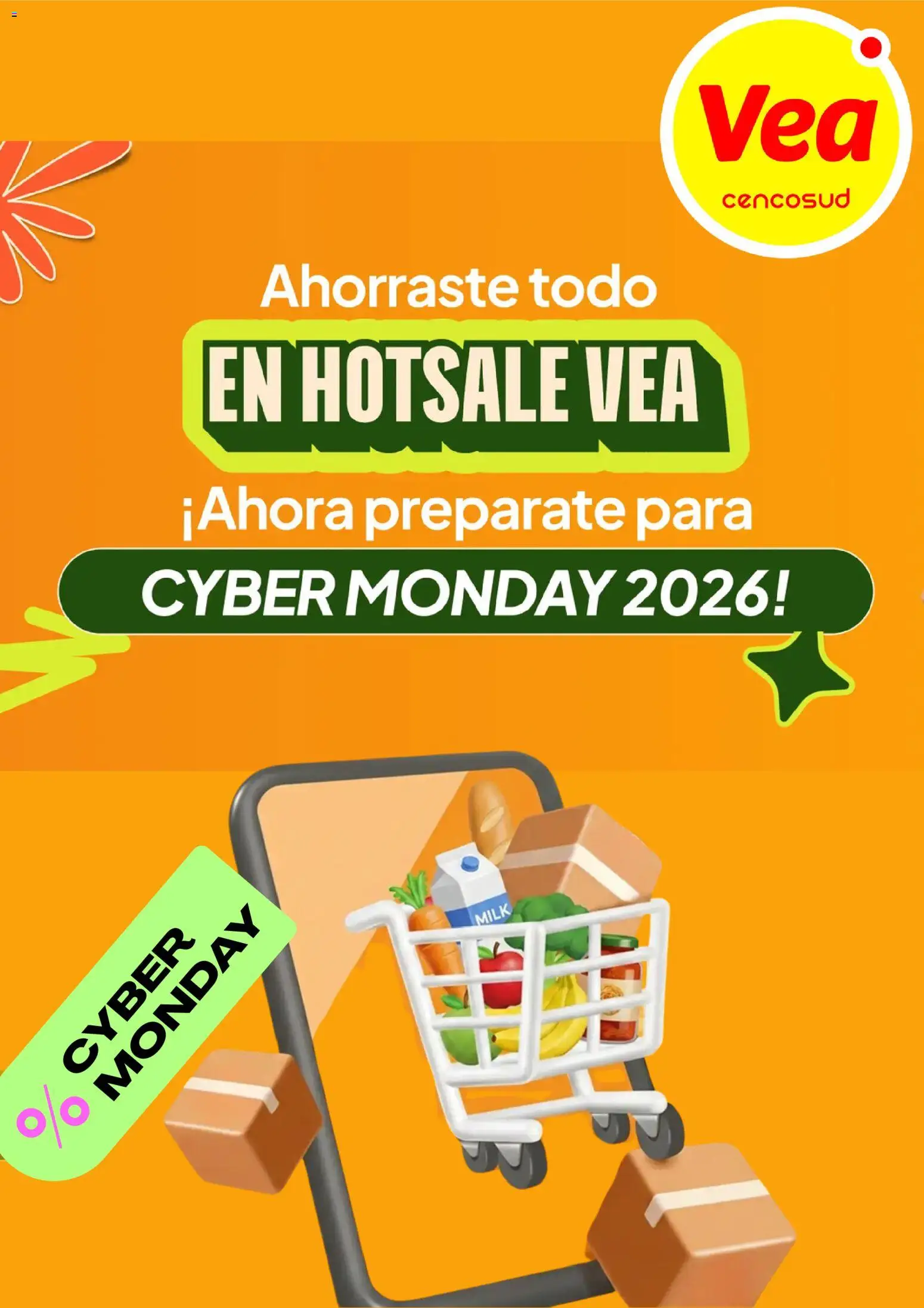 Vea - Cyber Monday aviso │ válido desde el 08/10/2026 | Página: 1
