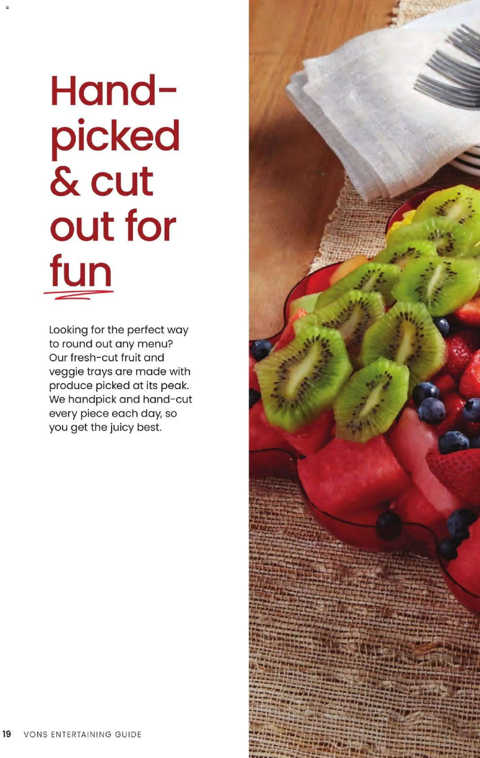 Vons Entertaining Guide - valid from 10/01/2025 | Page: 20 | Products: Fruit