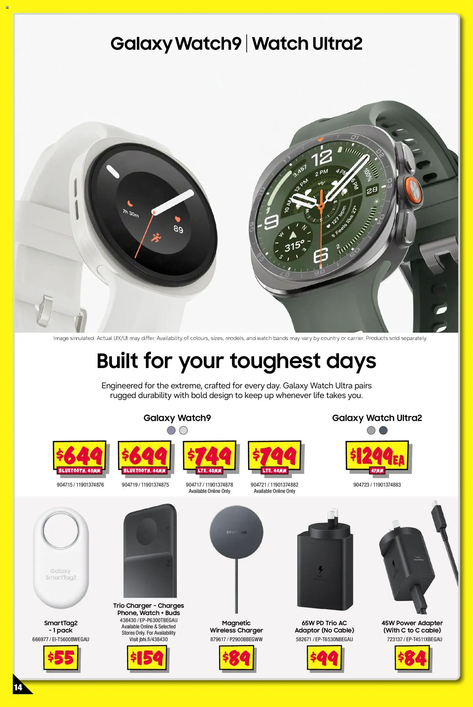 JB Hi-Fi catalogue - valid from 14/08/2026 | Page: 14 | Products: Charger, Adaptor, Cable, Wireless charger