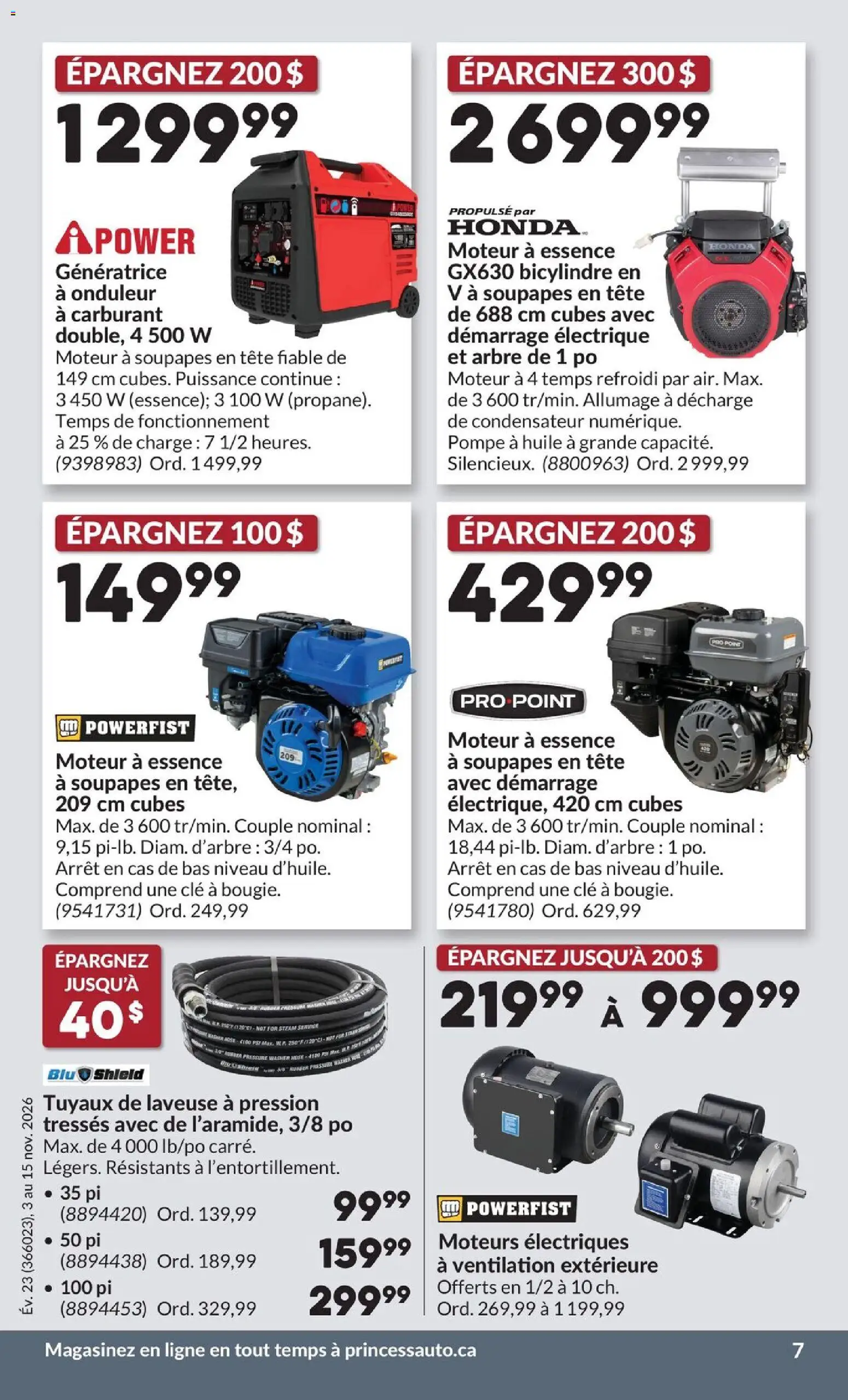 Princess Auto flyer valid from Nov 1, 2026 | Page: 10