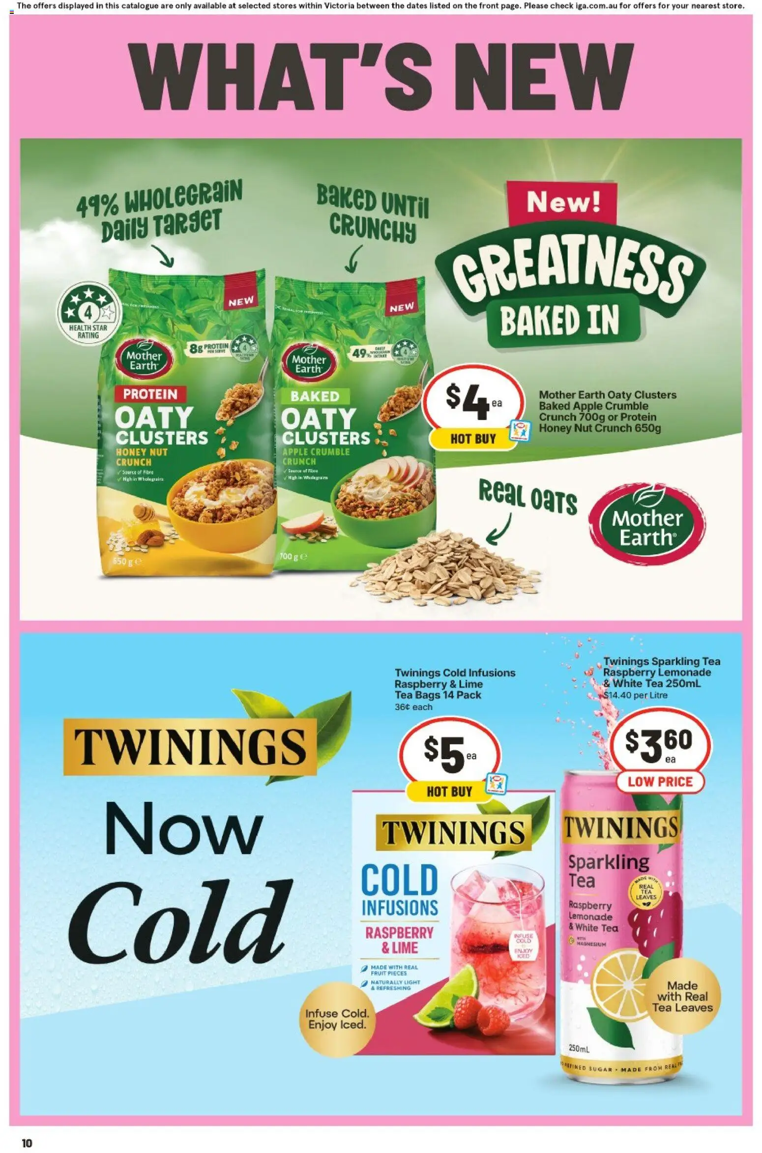IGA catalogue - valid from 10.06.2026 | Page: 11 | Products: Light, Honey, Tea, Oats