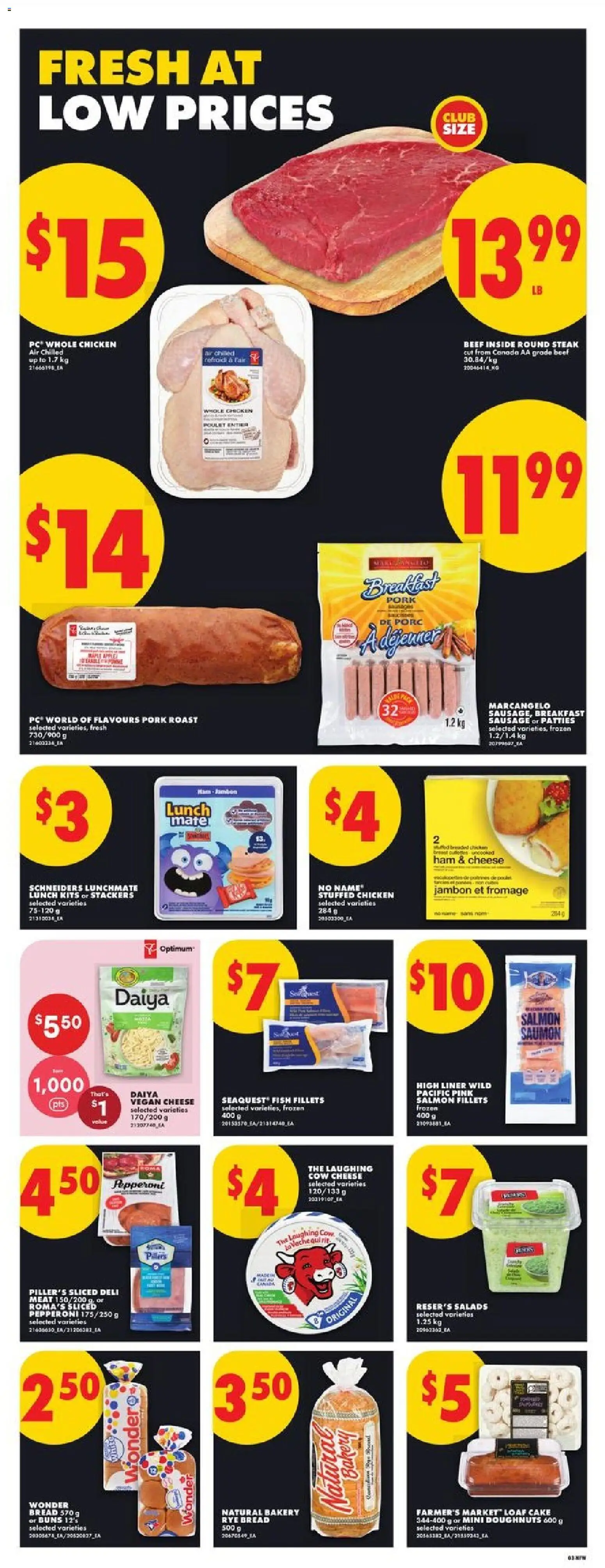 No Frills flyer valid from 28.05.2026 | Page: 4 | Products: Bakery, Cheese, Bread, Chicken