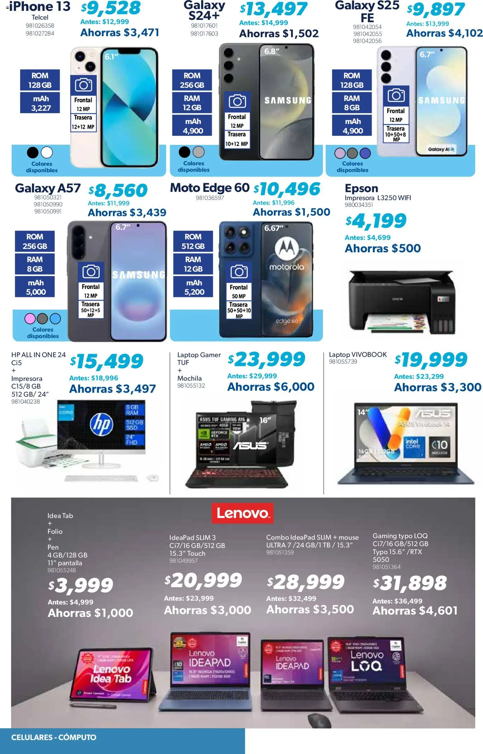 Nuevas ofertas de Sam's Club válidas en toda la República Mexicana desde el 04/09/2026. ¡Encuentra las mejores ofertas en Sam's Club catálogo! | Página: 26 | Productos: Mochila, Mouse, Impresora, Smartphone