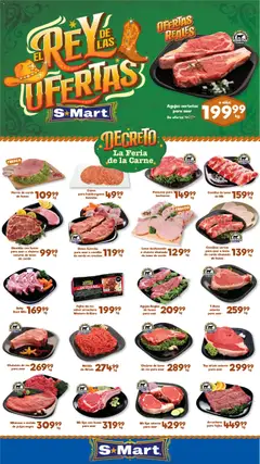 Vista previa de S-Mart folleto Ofertas de feria Monterrey, nuevo folleto de la tienda, válido en México a partir del 12.06.2026