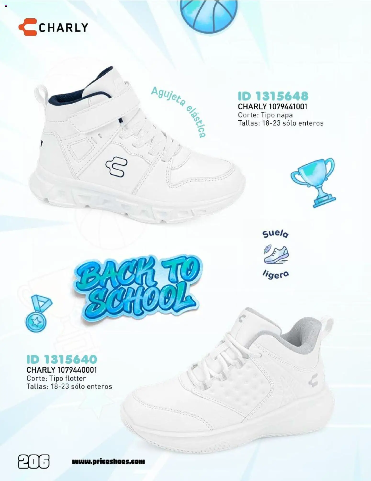 Nuevas ofertas de Price Shoes válidas en toda la República Mexicana desde el 12.06.2026. ¡Encuentra las mejores ofertas en Price Shoes catálogo Escolar! | Página: 206