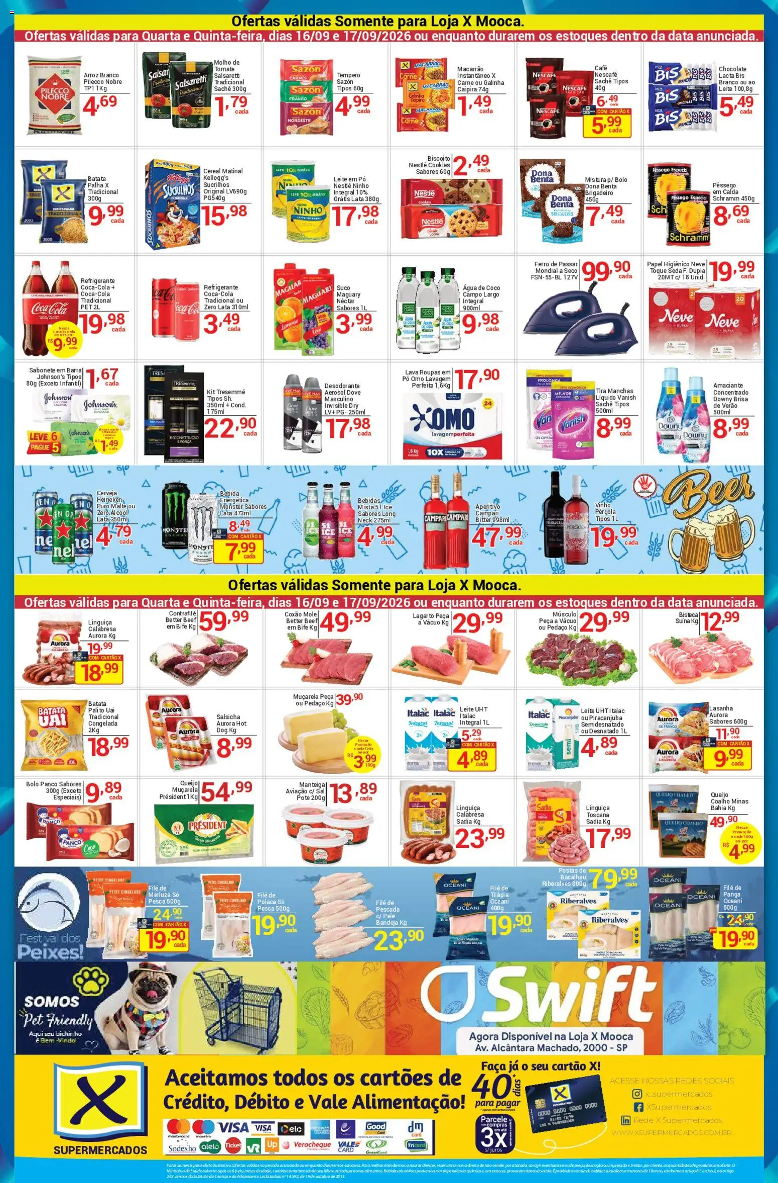 X Supermercados Folheto - válido de 16/09/2026 | Página: 2 | Produtos: Coco, Bolo, Sabonete, Amaciante