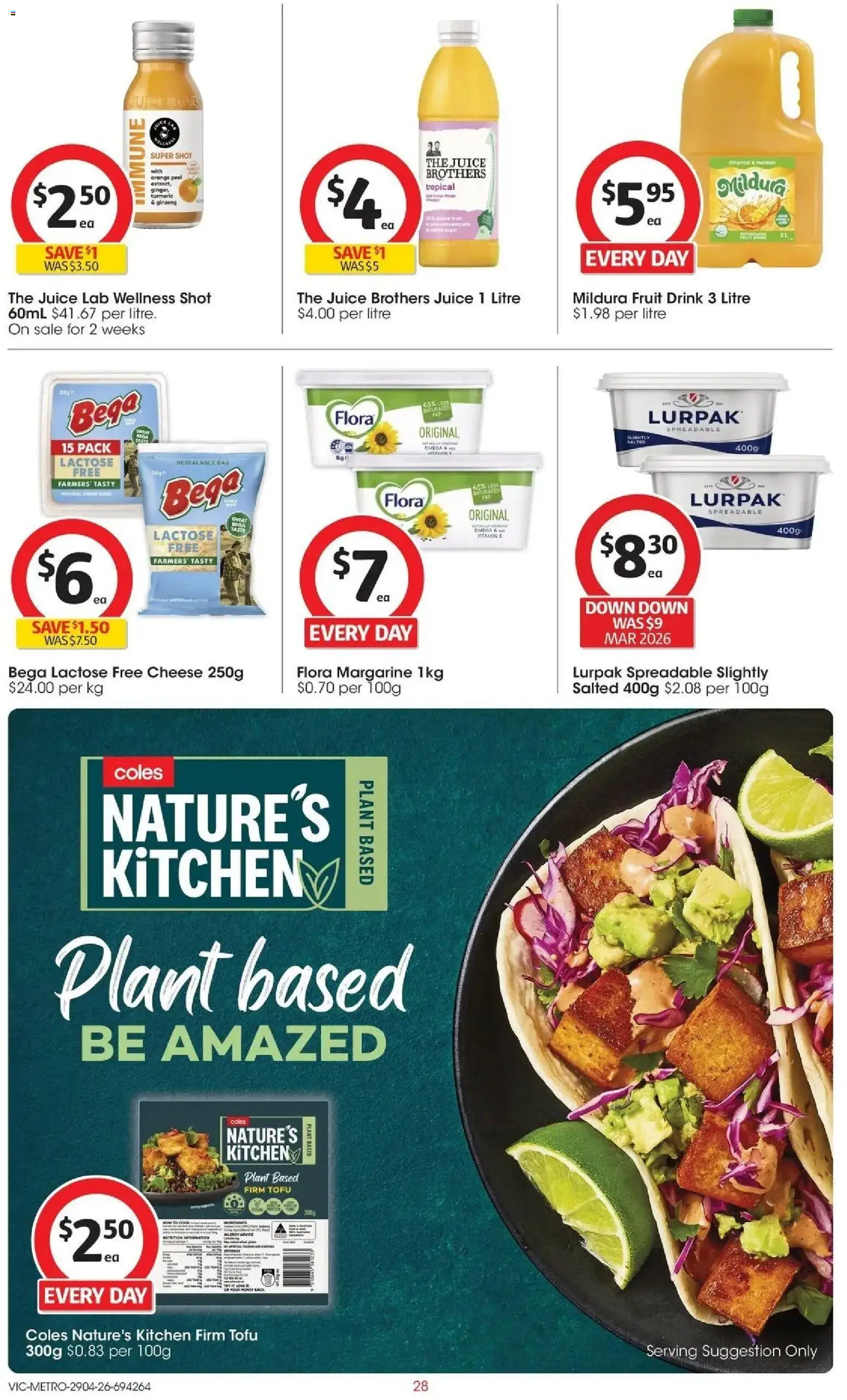 Coles catalogue - valid from 28.04.2026 | Page: 28 | Products: Cheese, Peel, Bag, Allergy