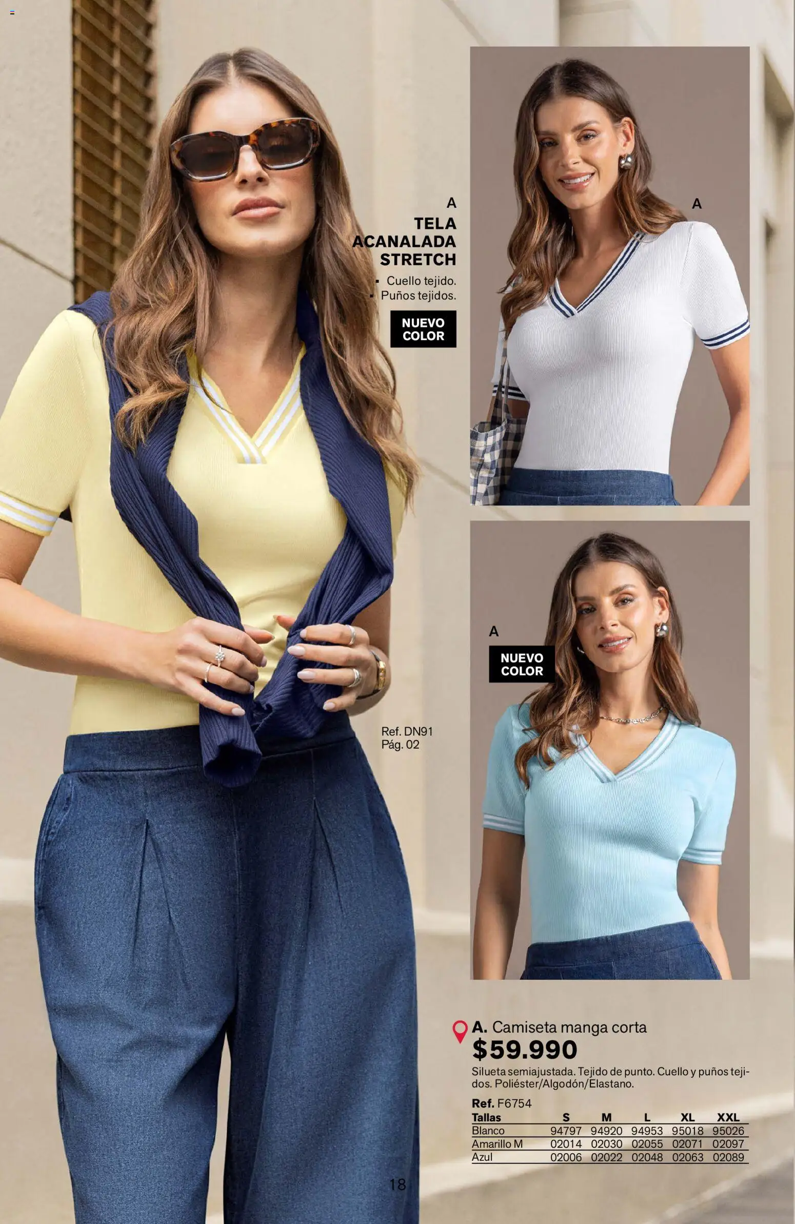 Leonisa revista - valida desde el 15/07/2026 | Página: 18 | Productos: Camiseta, Cuello