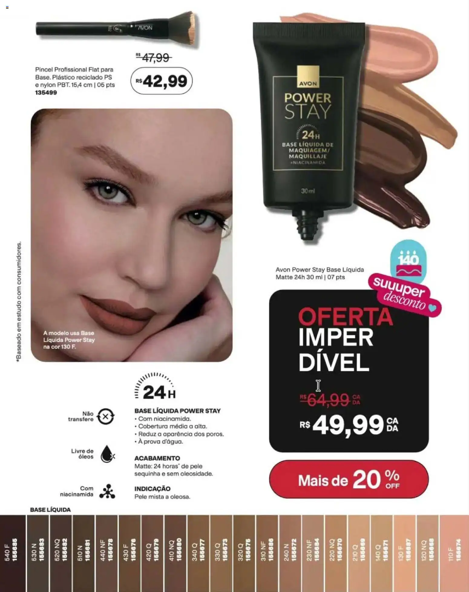 Avon Folheto - válido de 12/10/2026 | Página: 71 | Produtos: Pincel, Base