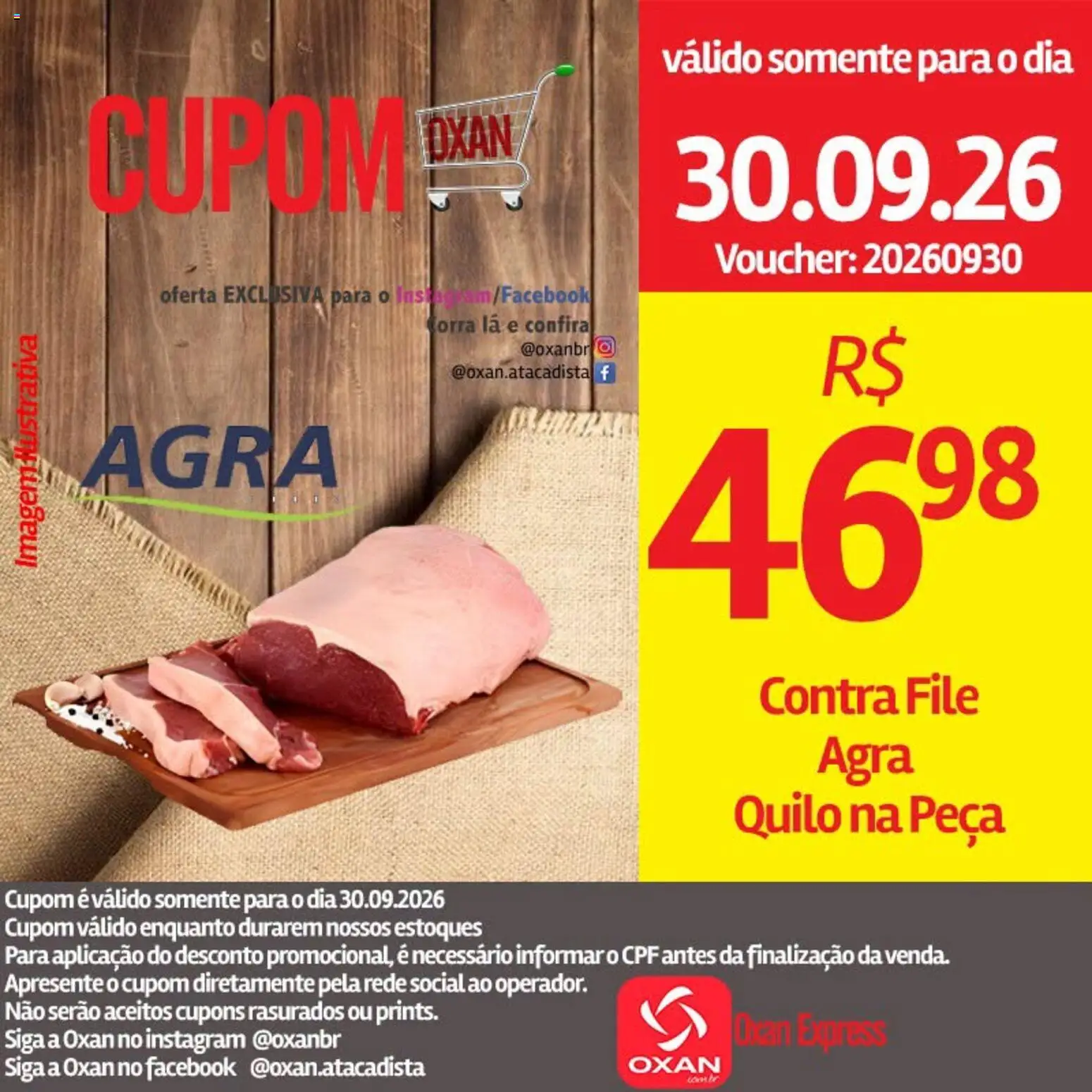 Oxan Atacadista Folheto - válido de 30/09/2026 | Página: 2 | Produtos: Contra filé