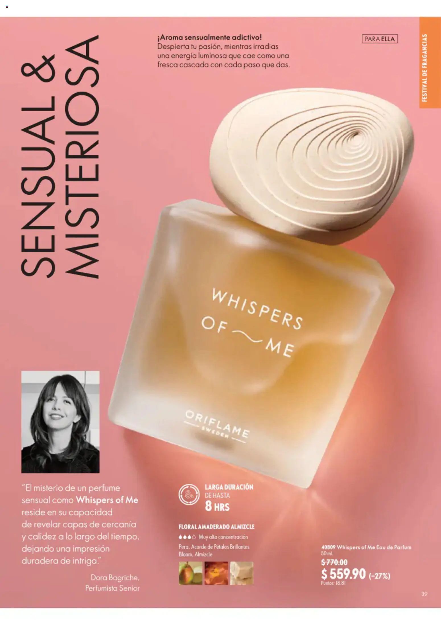 Nuevas ofertas de Oriflame válidas en toda la República Mexicana desde el 22/08/2026. ¡Encuentra las mejores ofertas en Oriflame campaña 12 2026! | Página: 39 | Productos: Perfume