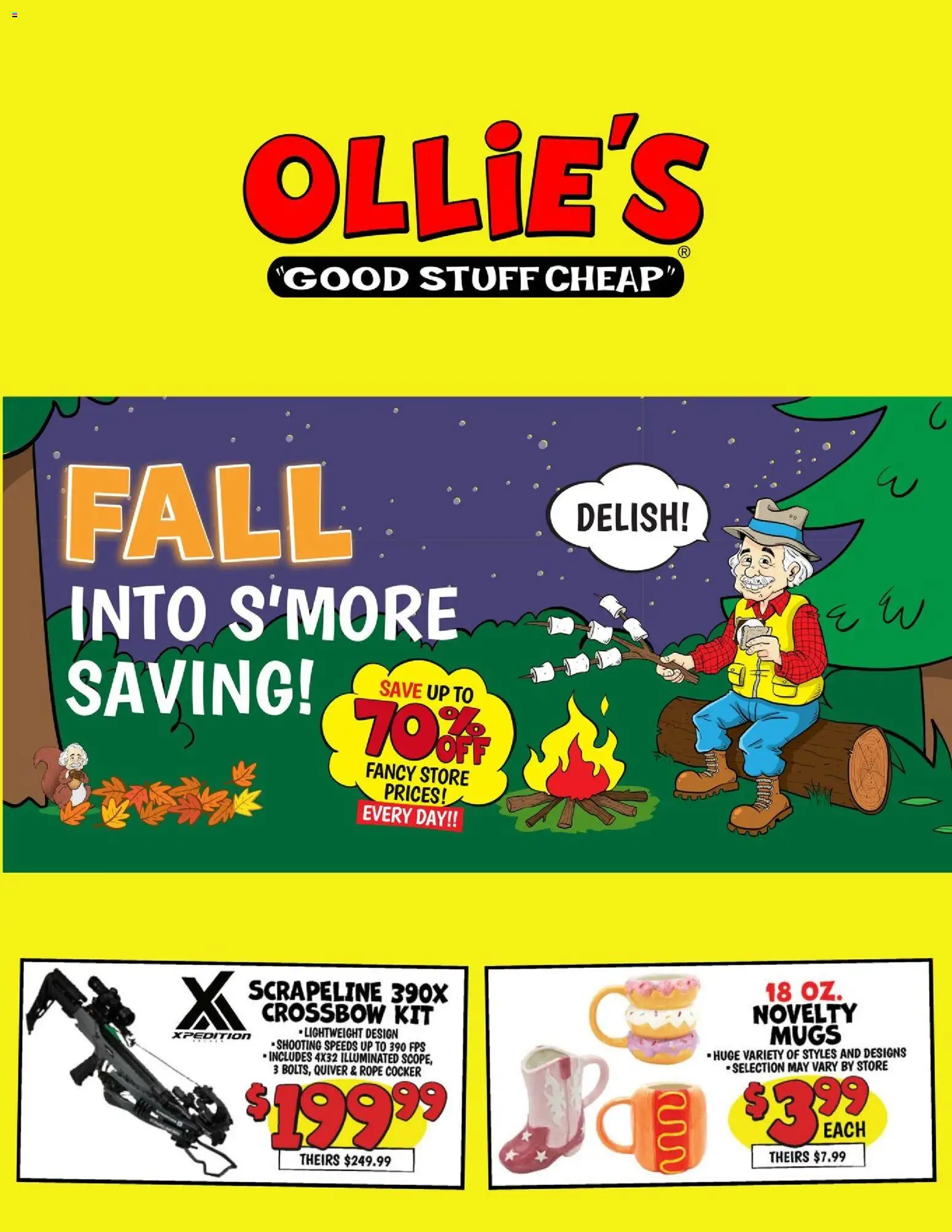 Ollie's Weekly Ad - valid from 09/07/2026 | Page: 1 | Products: Crossbow
