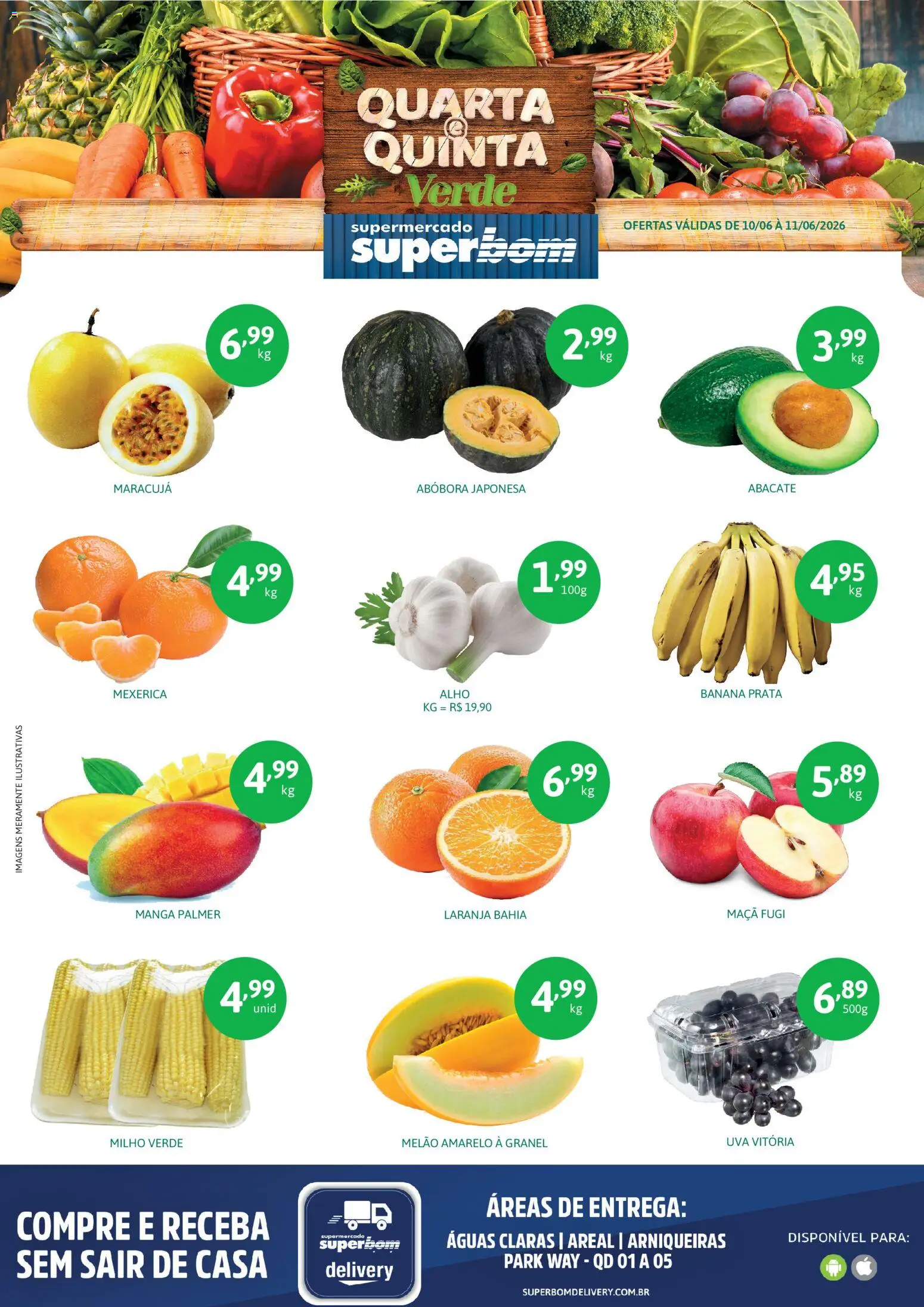 Superbom Folheto - válido de 10.06.2026 | Página: 1 | Produtos: Maracujá, Melão, Abóbora, Milho verde