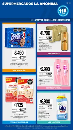 Vista previa La Anonima catálogo válido desde el 18.06.2026